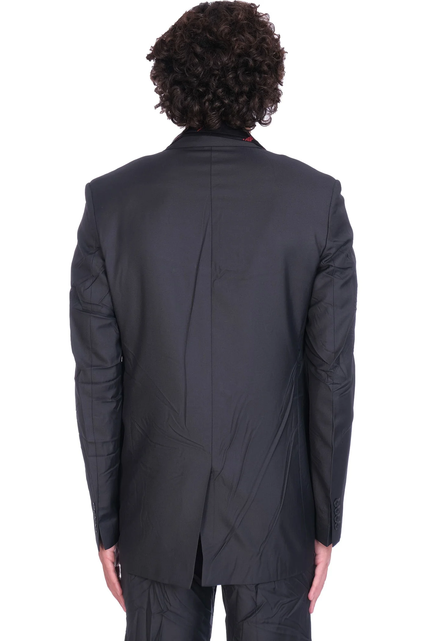 Blazer in black polyester - Image 3