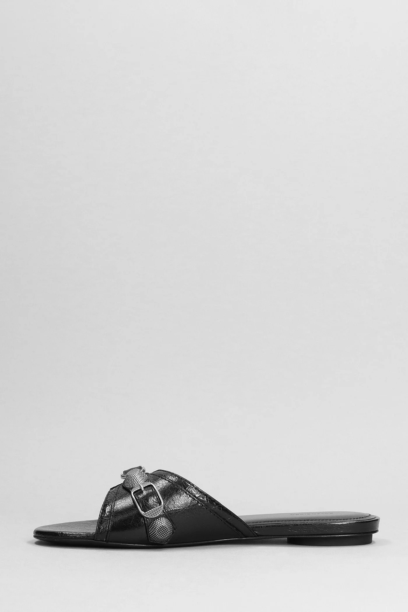 Cagole flat Flats in black leather - Image 3