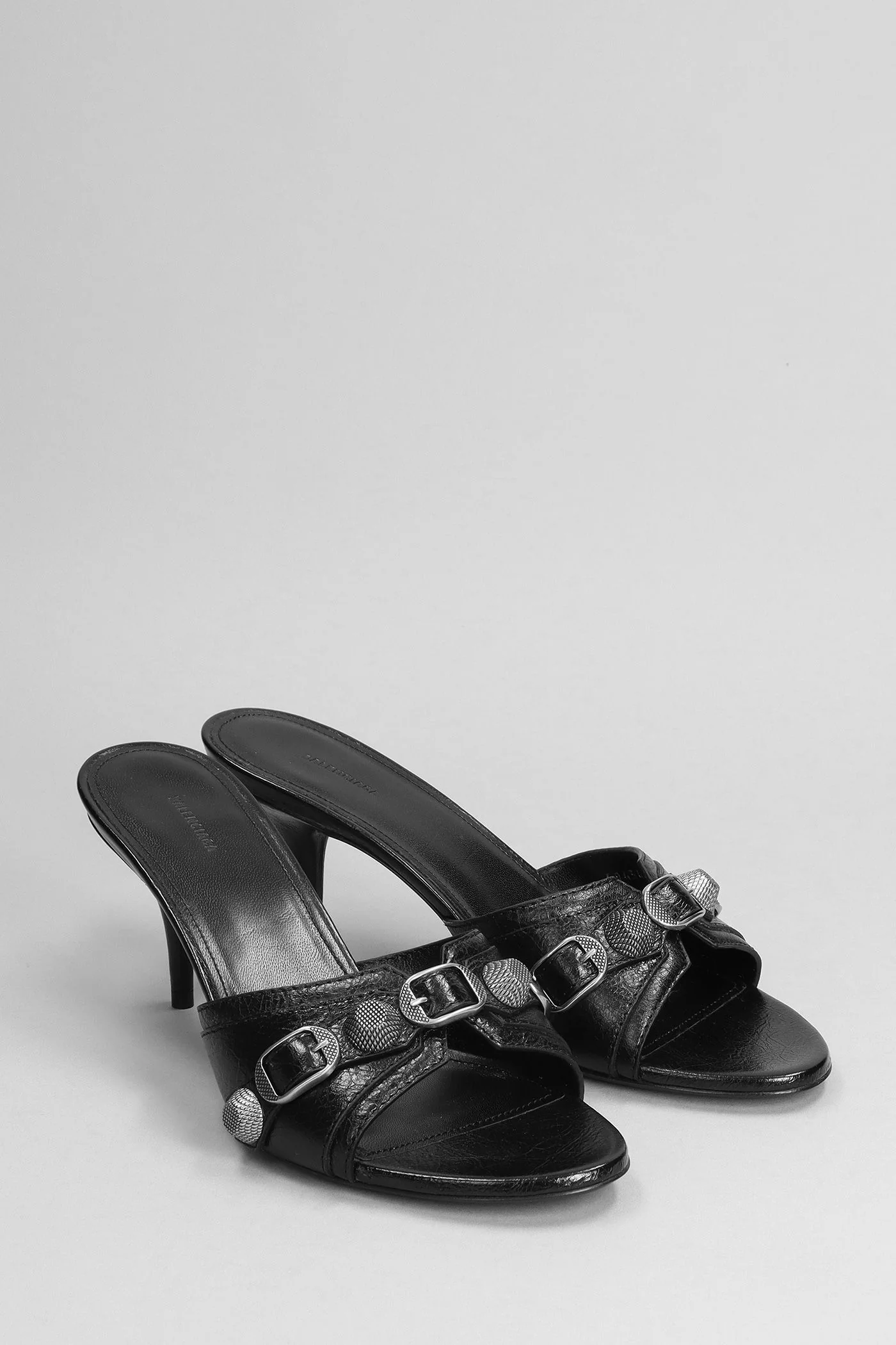 Cagole m70 Slipper-Mule in black leather - Image 2