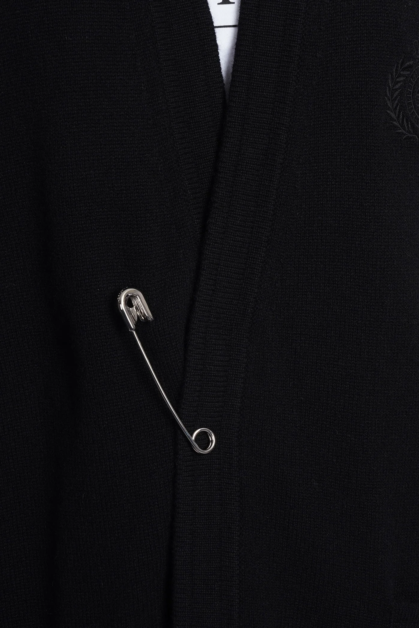 Cardigan in black wool - Image 5