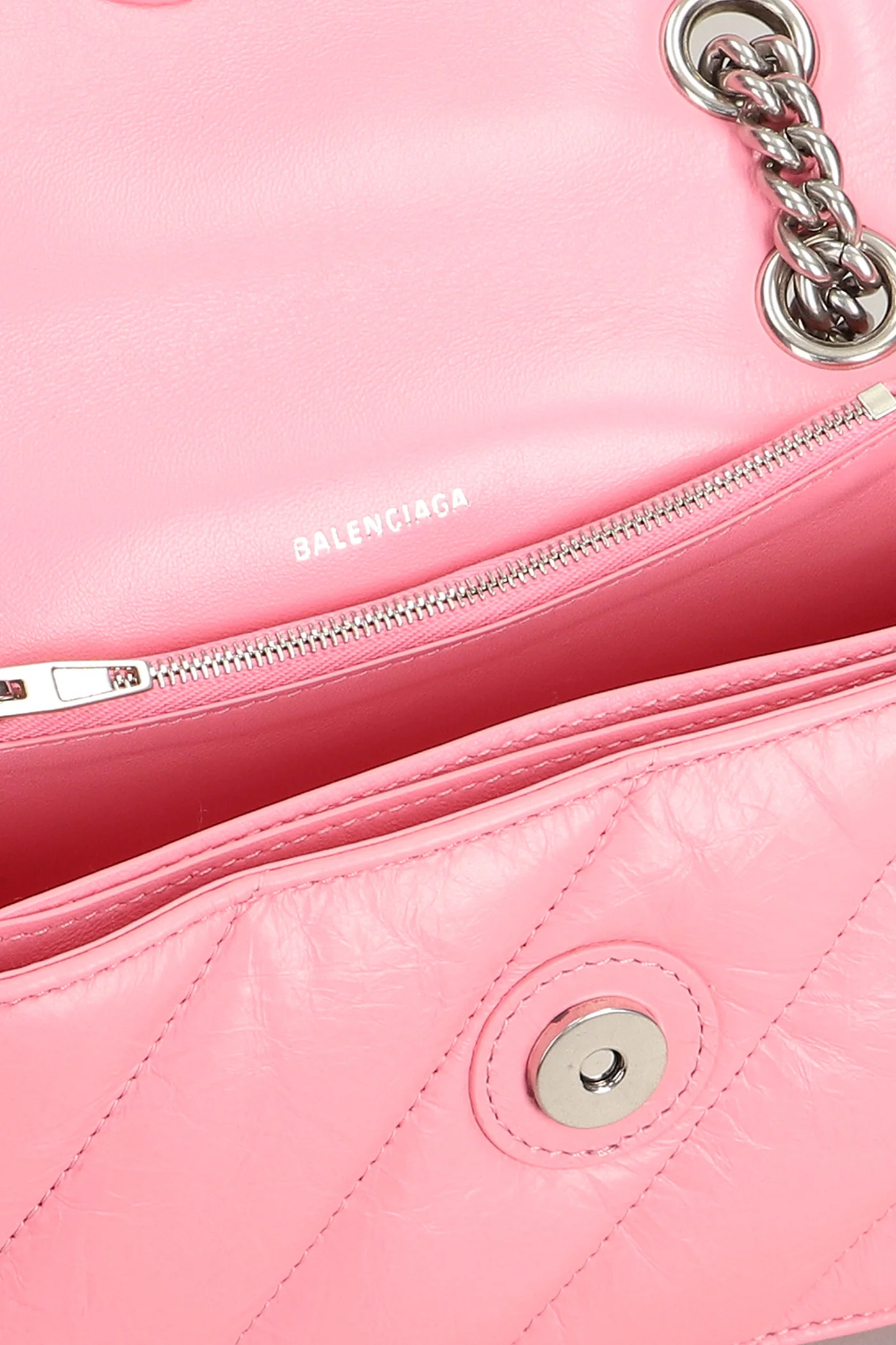 Crush ch s Shoulder bag in rose-pink leather - Image 4