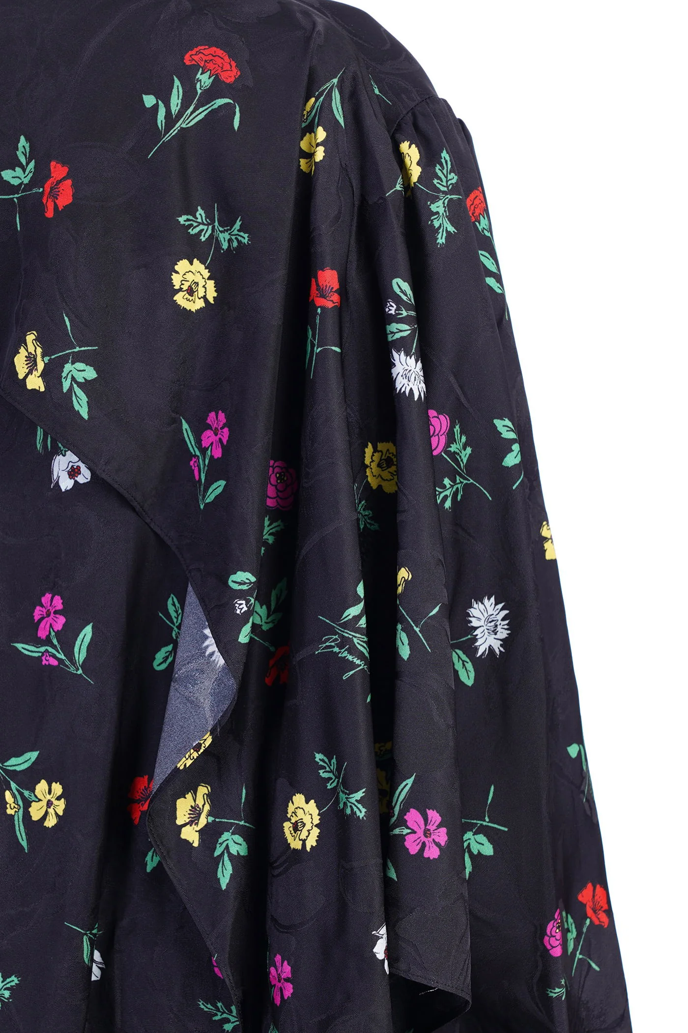Dress woman  in black viscose - Image 5
