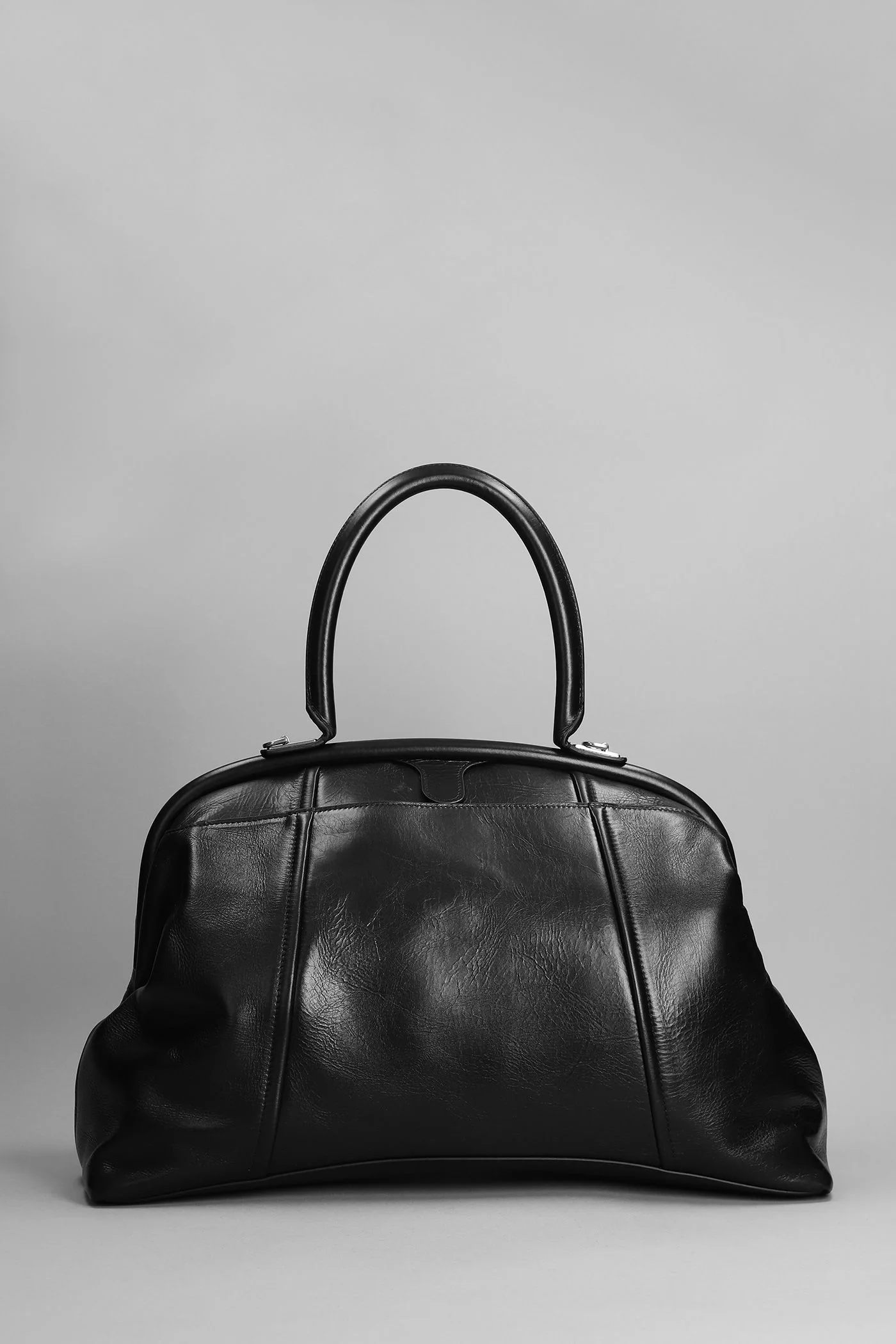 Frame bag l Hand bag in black leather - Image 3