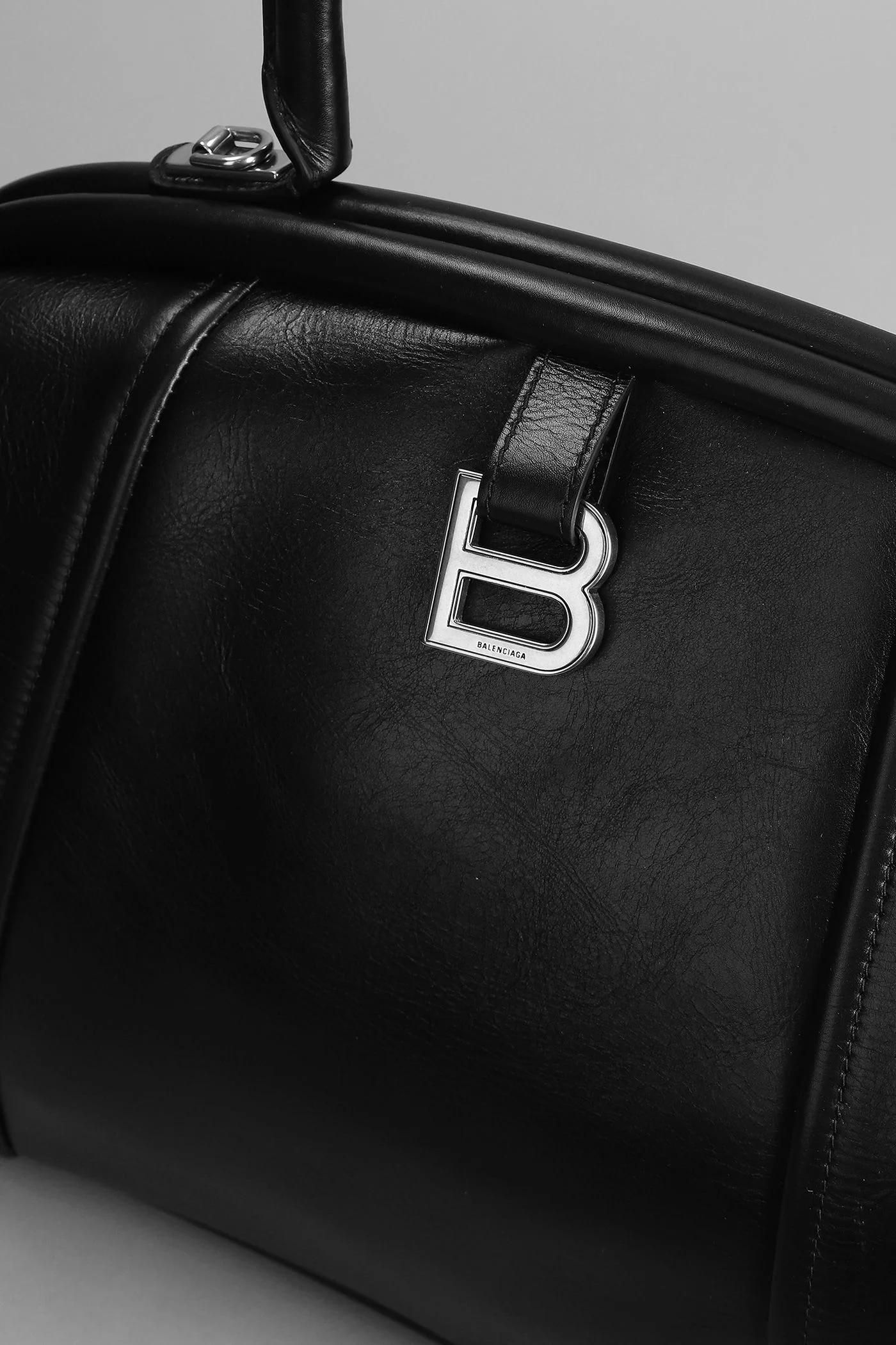 Frame bag l Hand bag in black leather - Image 4