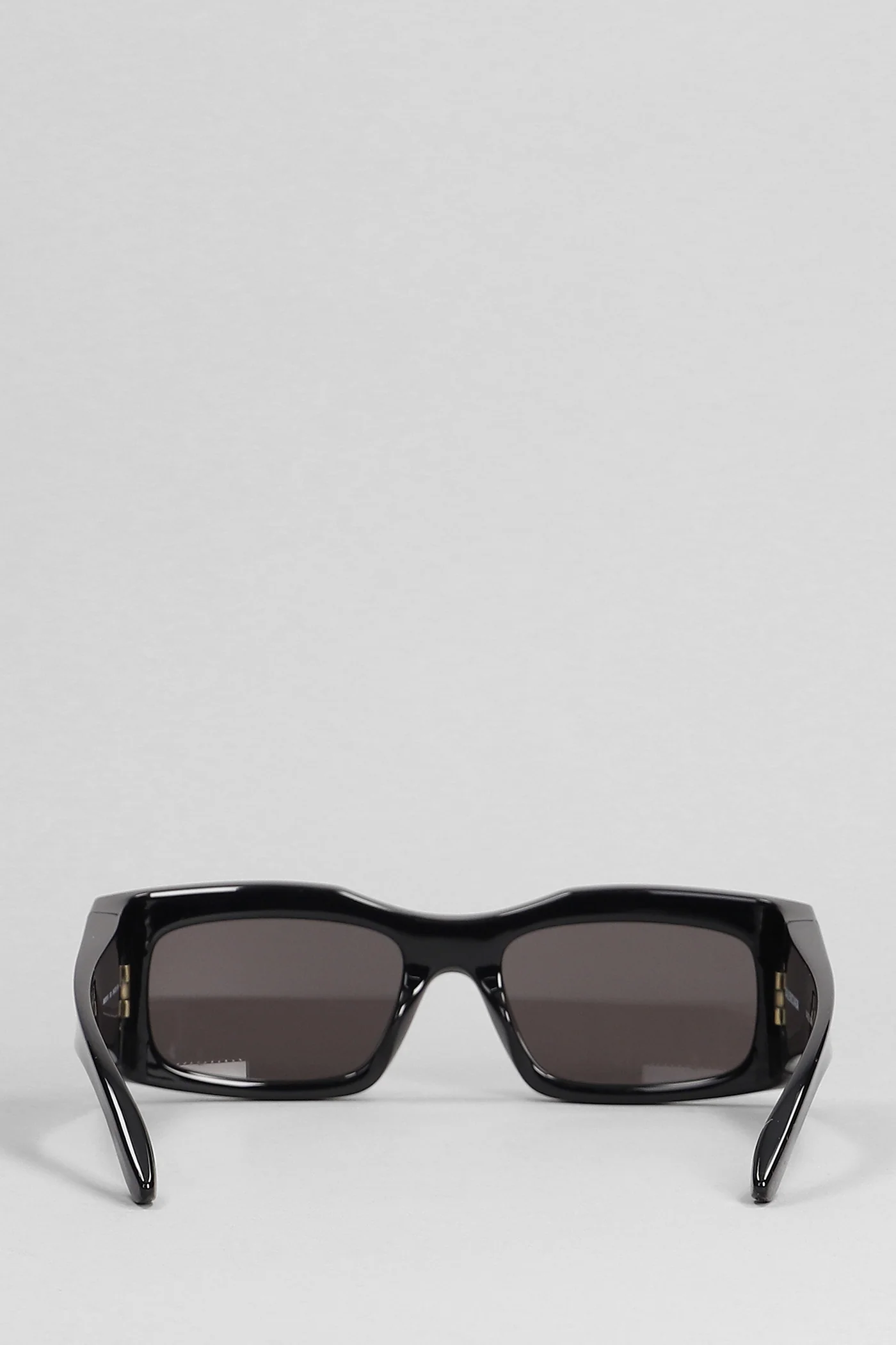 Hourglass rect Sunglasses in black nylon - Image 3
