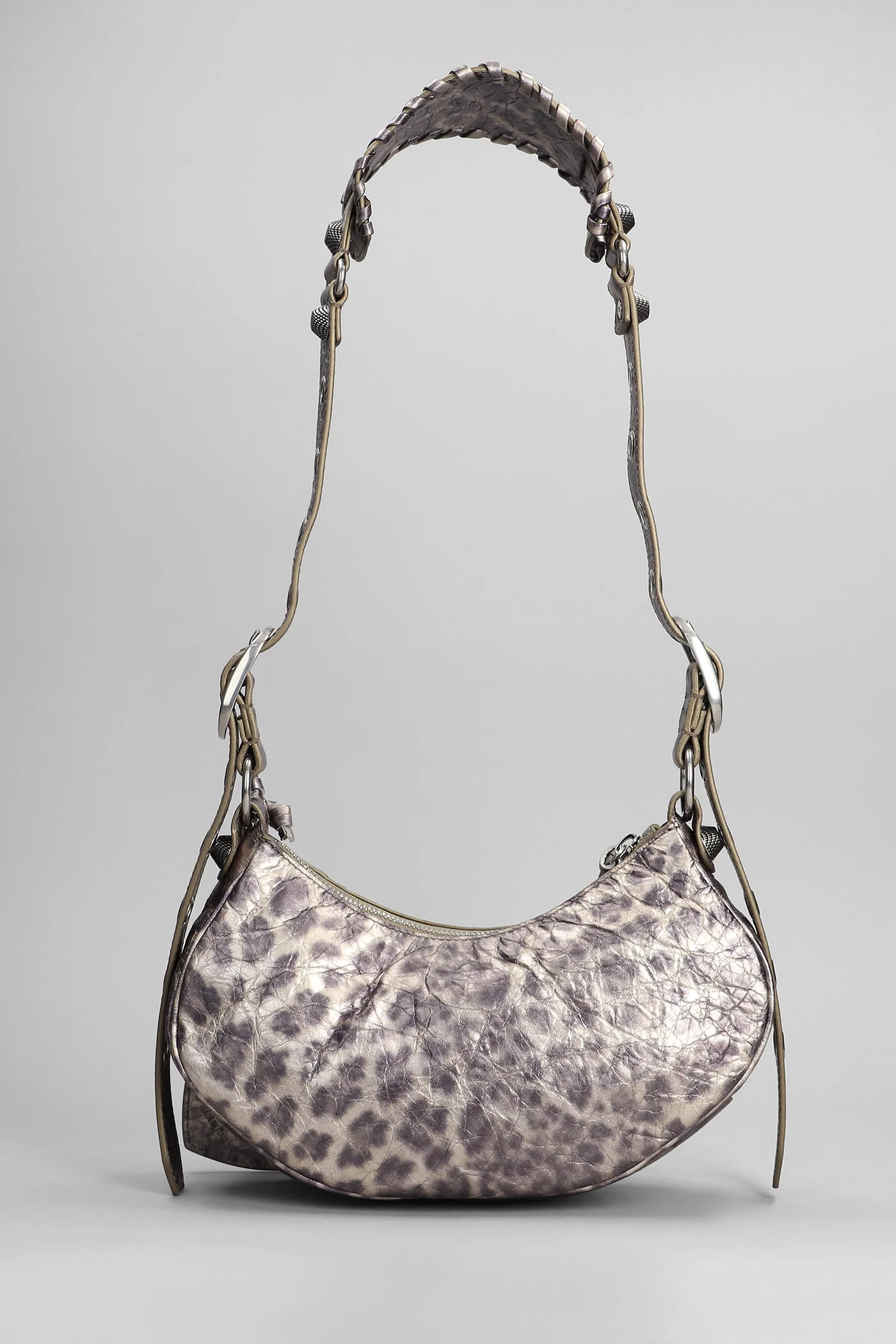 Le cagole xs Shoulder bag in bronze leather - Image 3