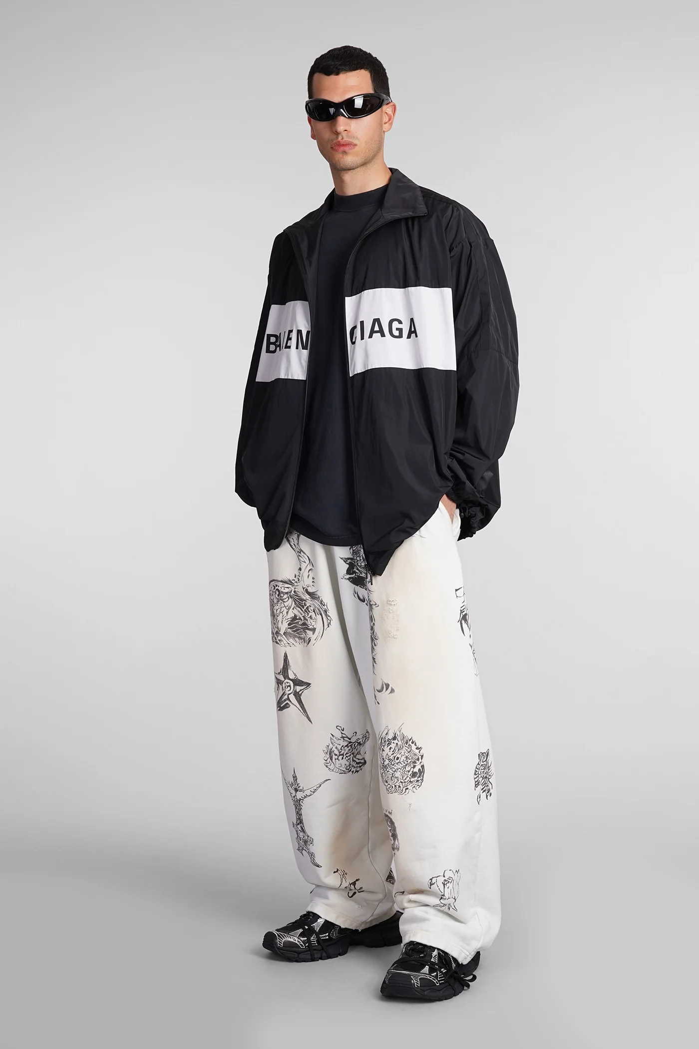 Pants in beige cotton - Image 2