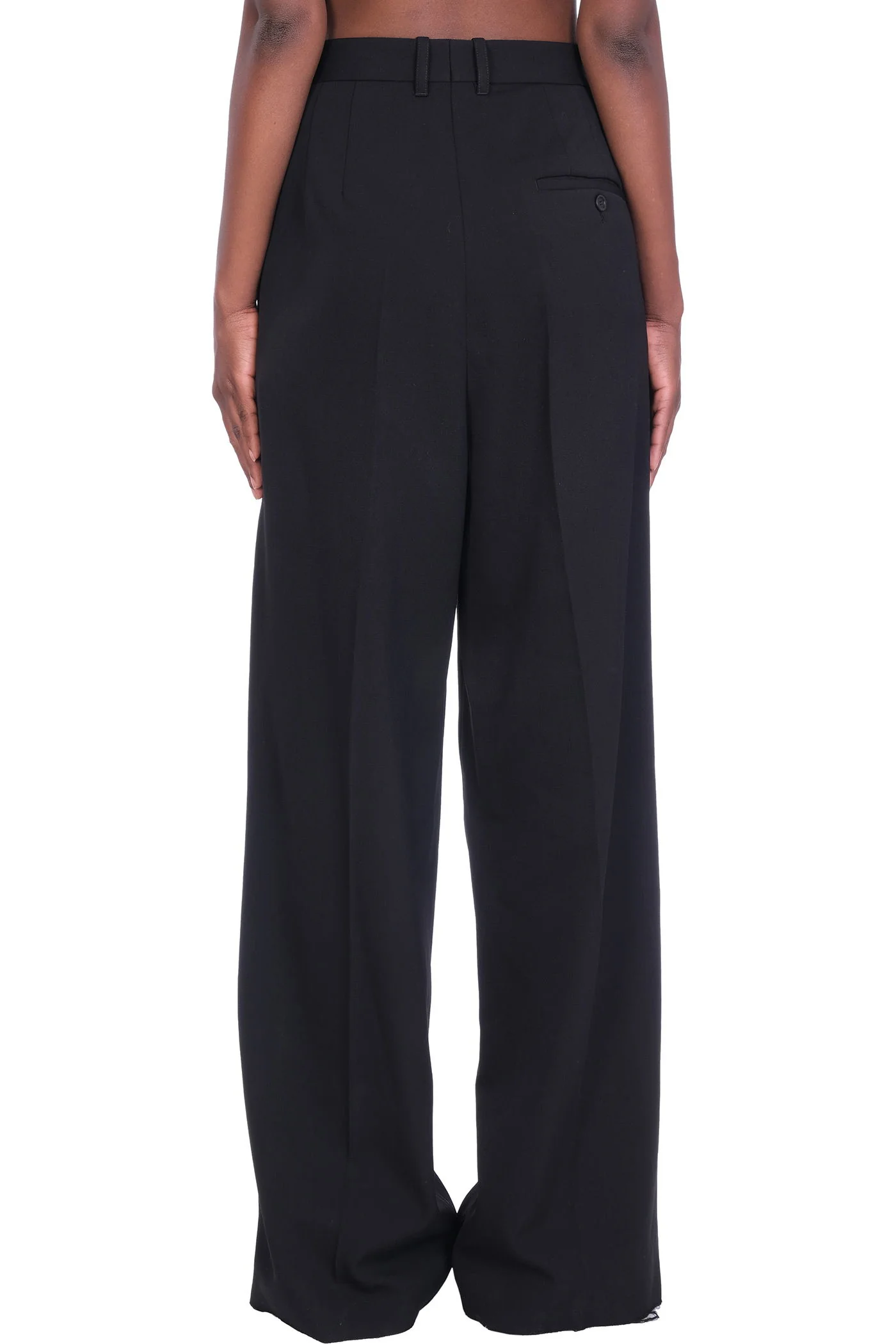 Pants in black wool - Image 3