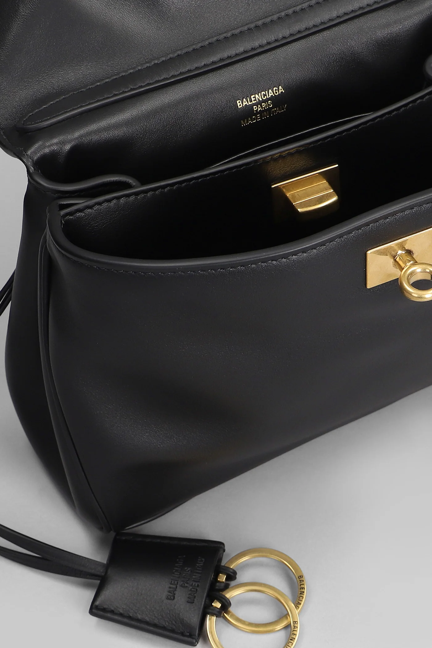 Rodeo Hand bag in black leather - Image 5
