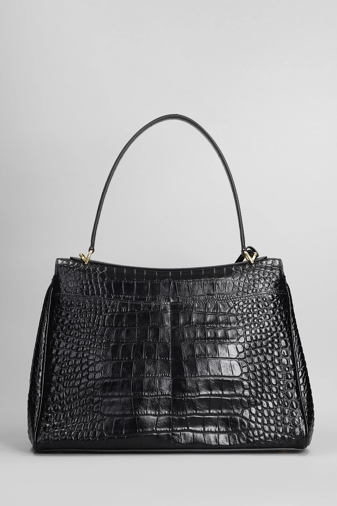 Rodeo Hand bag in black leather - Image 2