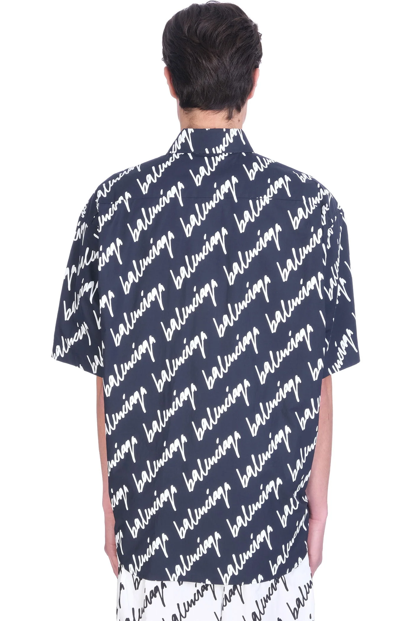 Shirt in blue cotton - Image 3