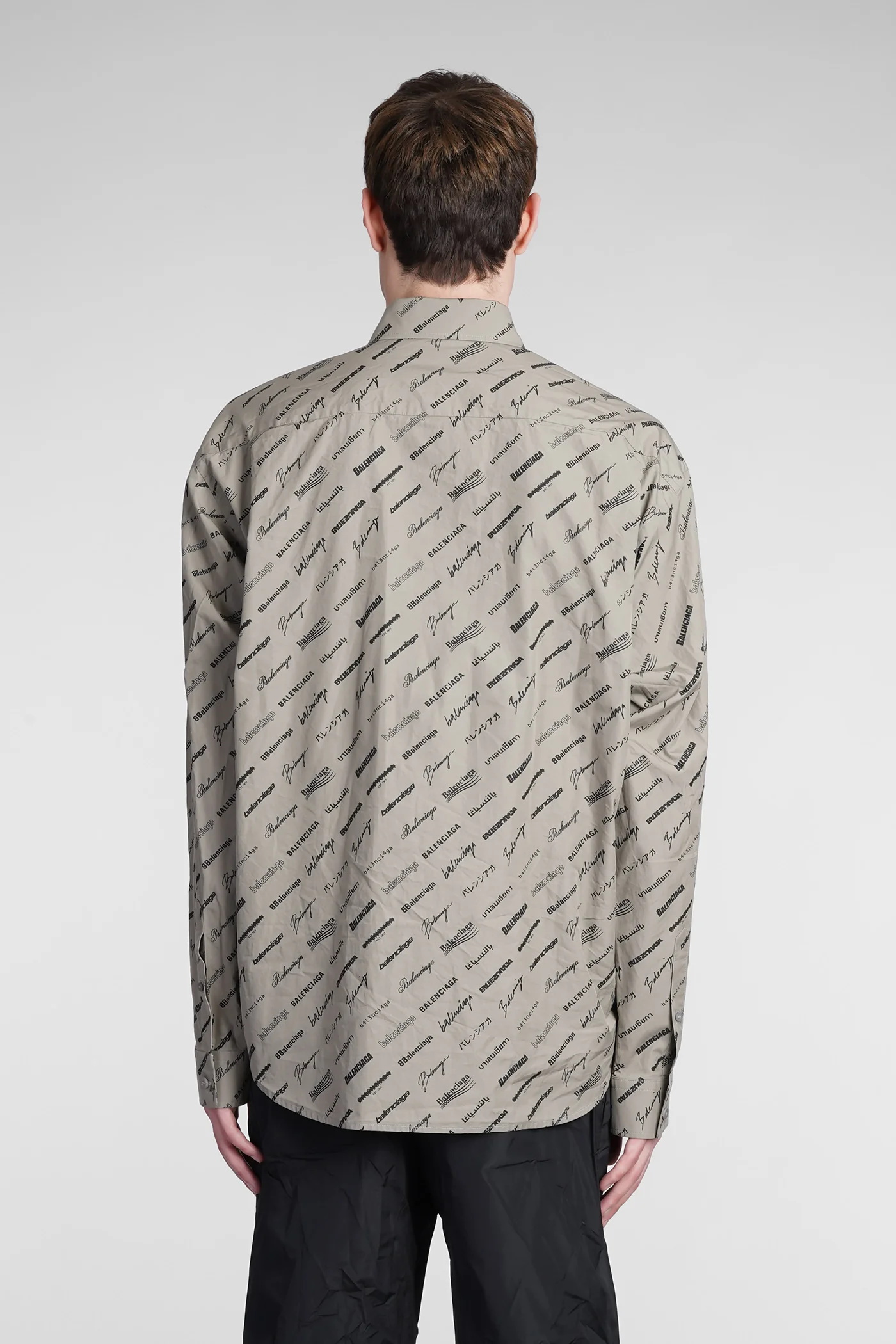 Shirt in green cotton - Image 3