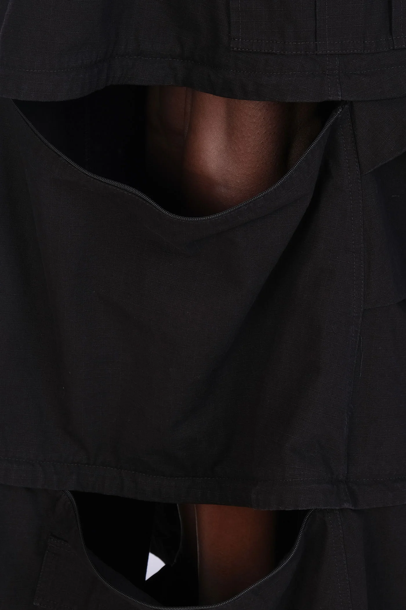 Skirt in black cotton - Image 5