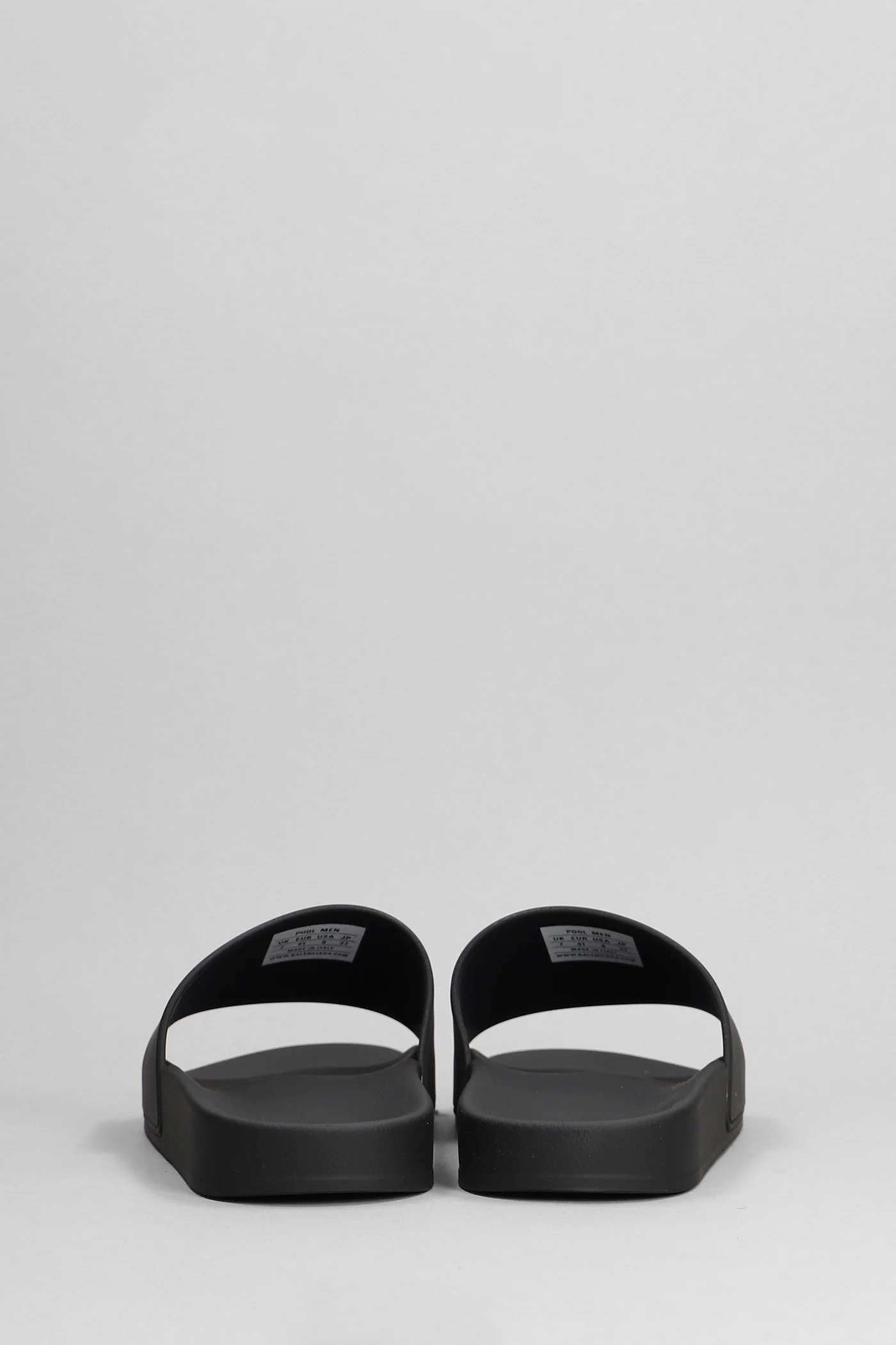 Slipper-Mule in black rubber/plasic - Image 4