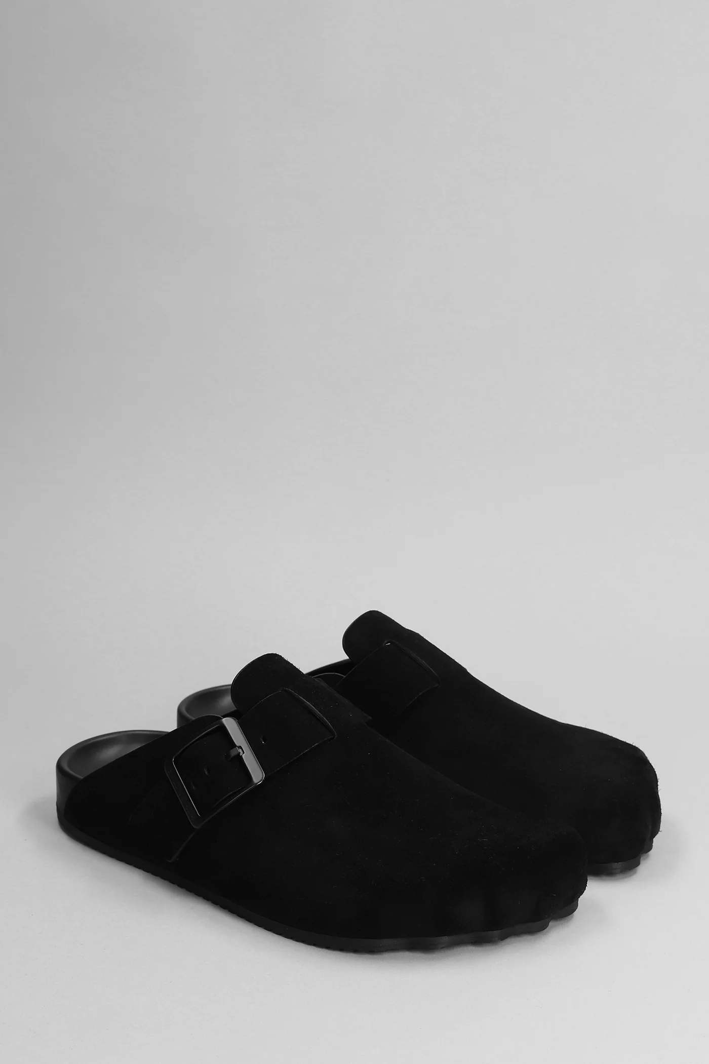 Sunday mule Slipper-Mule in black leather - Image 2