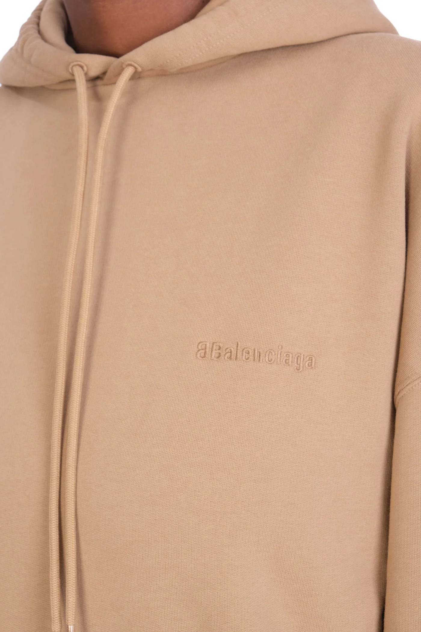 Sweatshirt in beige cotton - Image 5