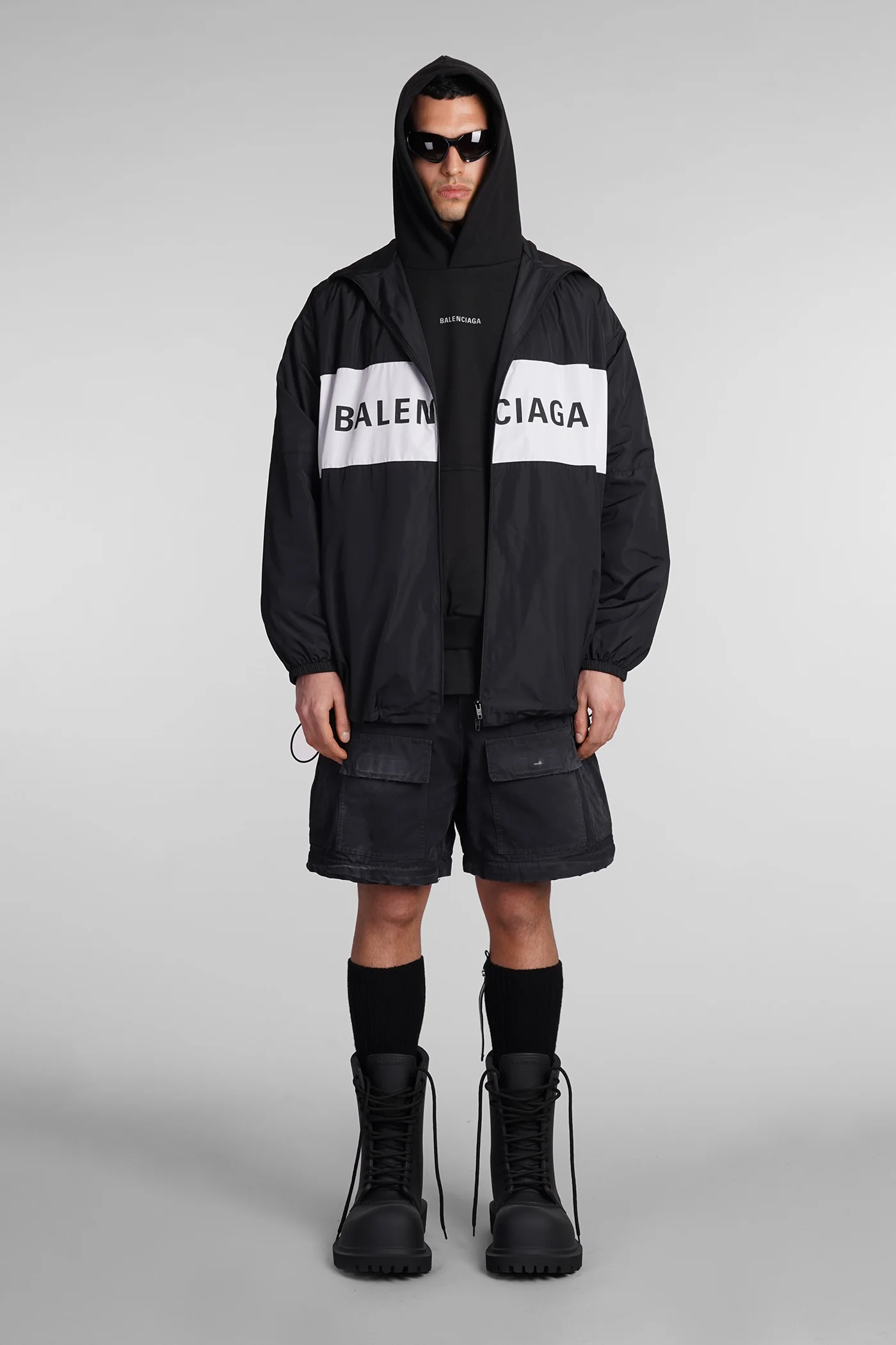 Sweatshirt in black cotton - Image 2