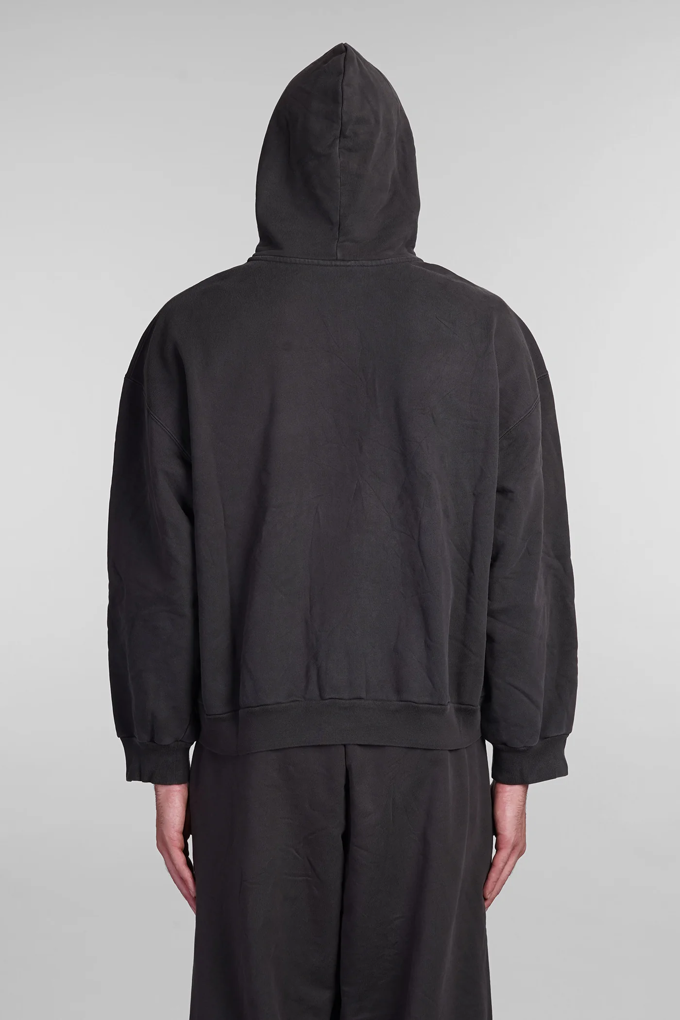 Sweatshirt in black cotton - Image 3