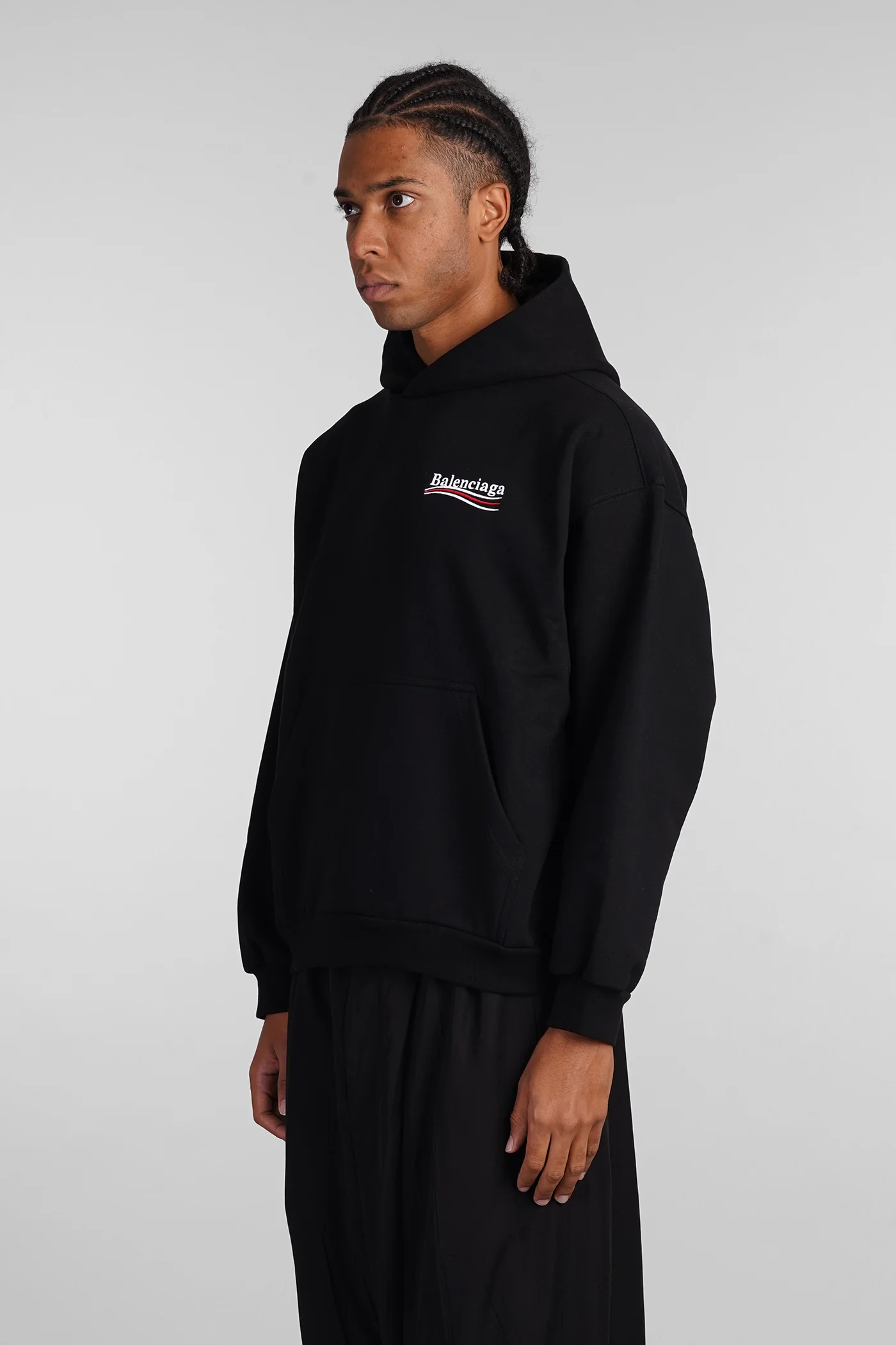 Sweatshirt in black cotton - Image 4