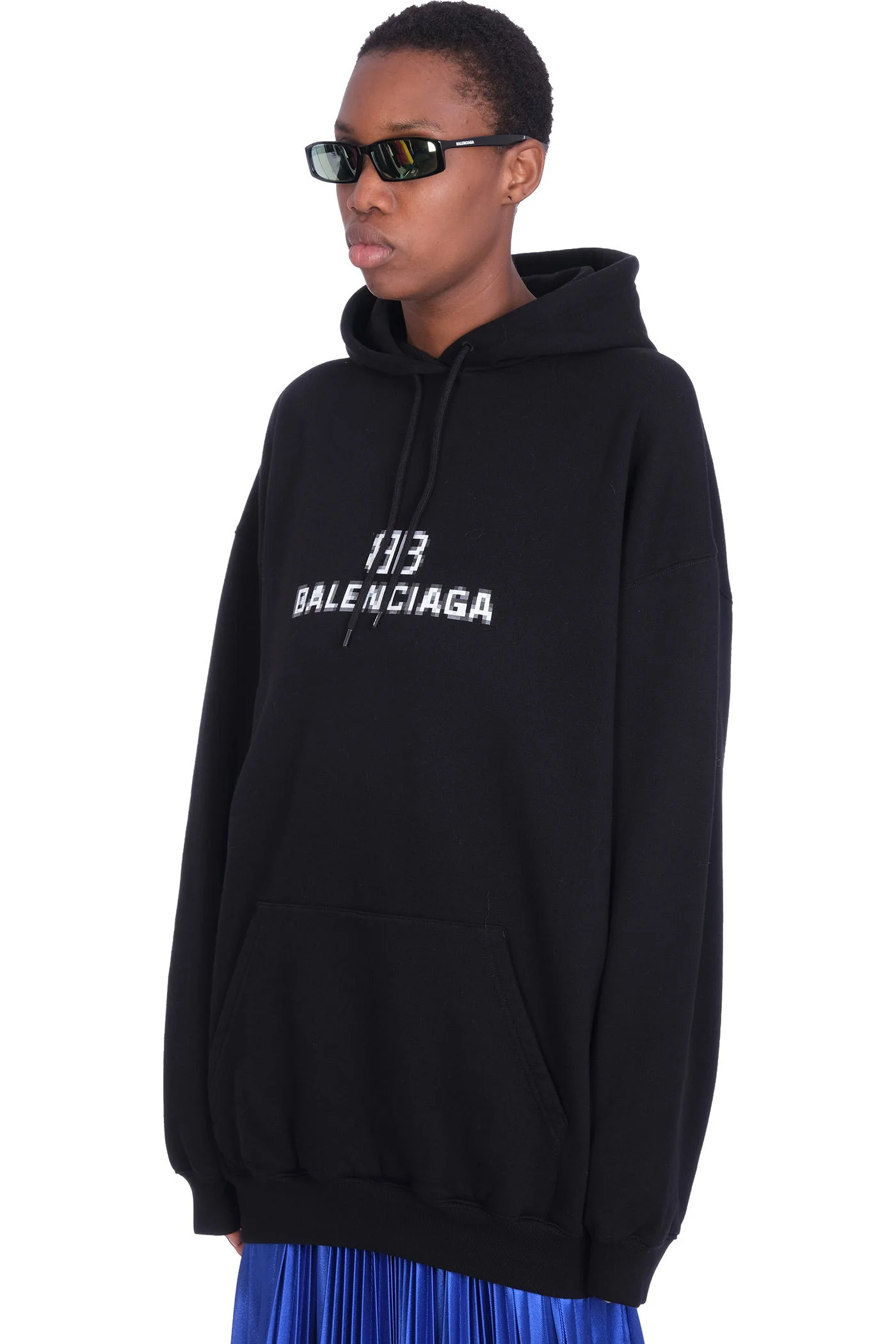 Sweatshirt in black cotton - Image 4