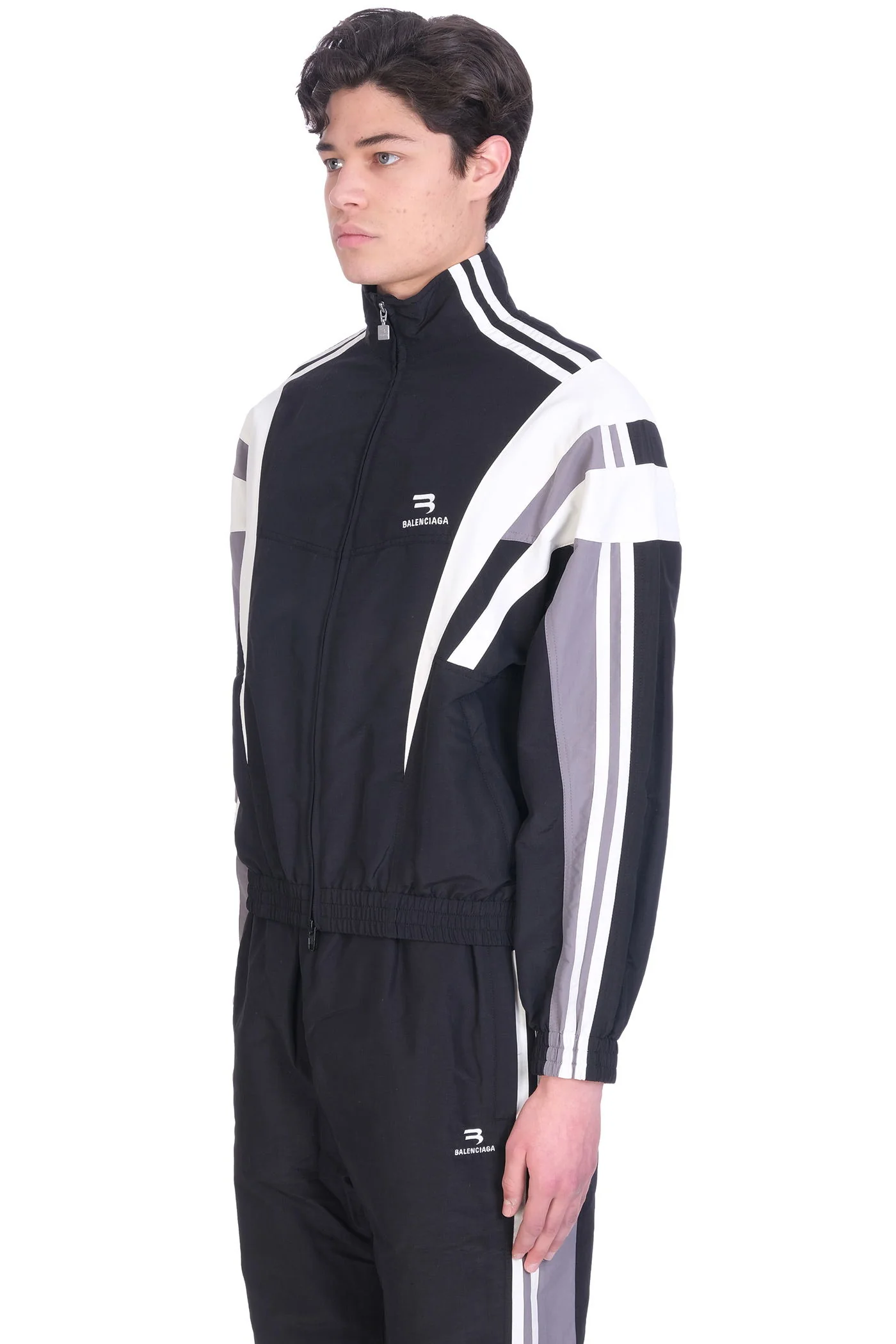 Sweatshirt in black polyamide - Image 4
