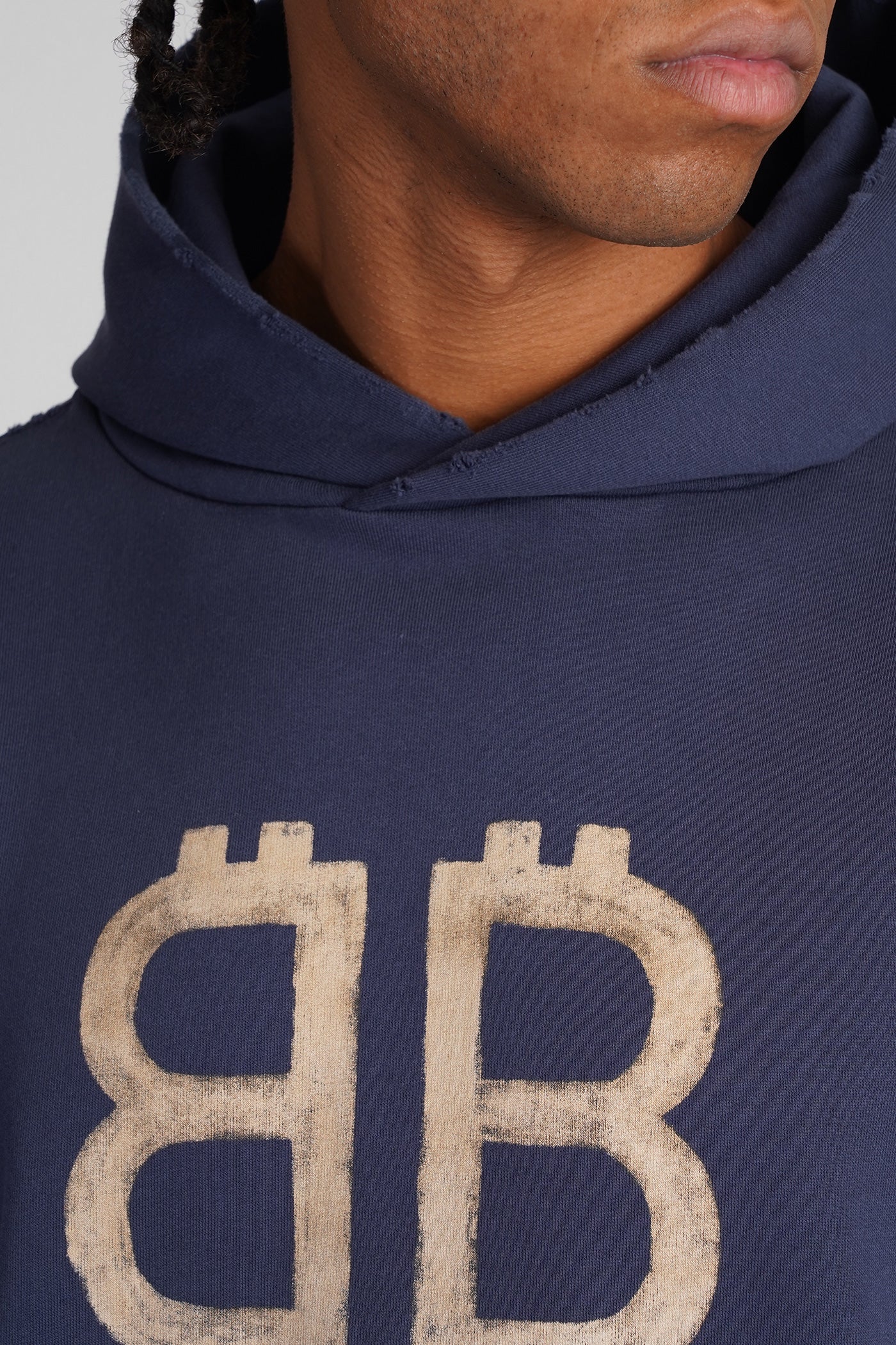 Sweatshirt in blue cotton - Image 5