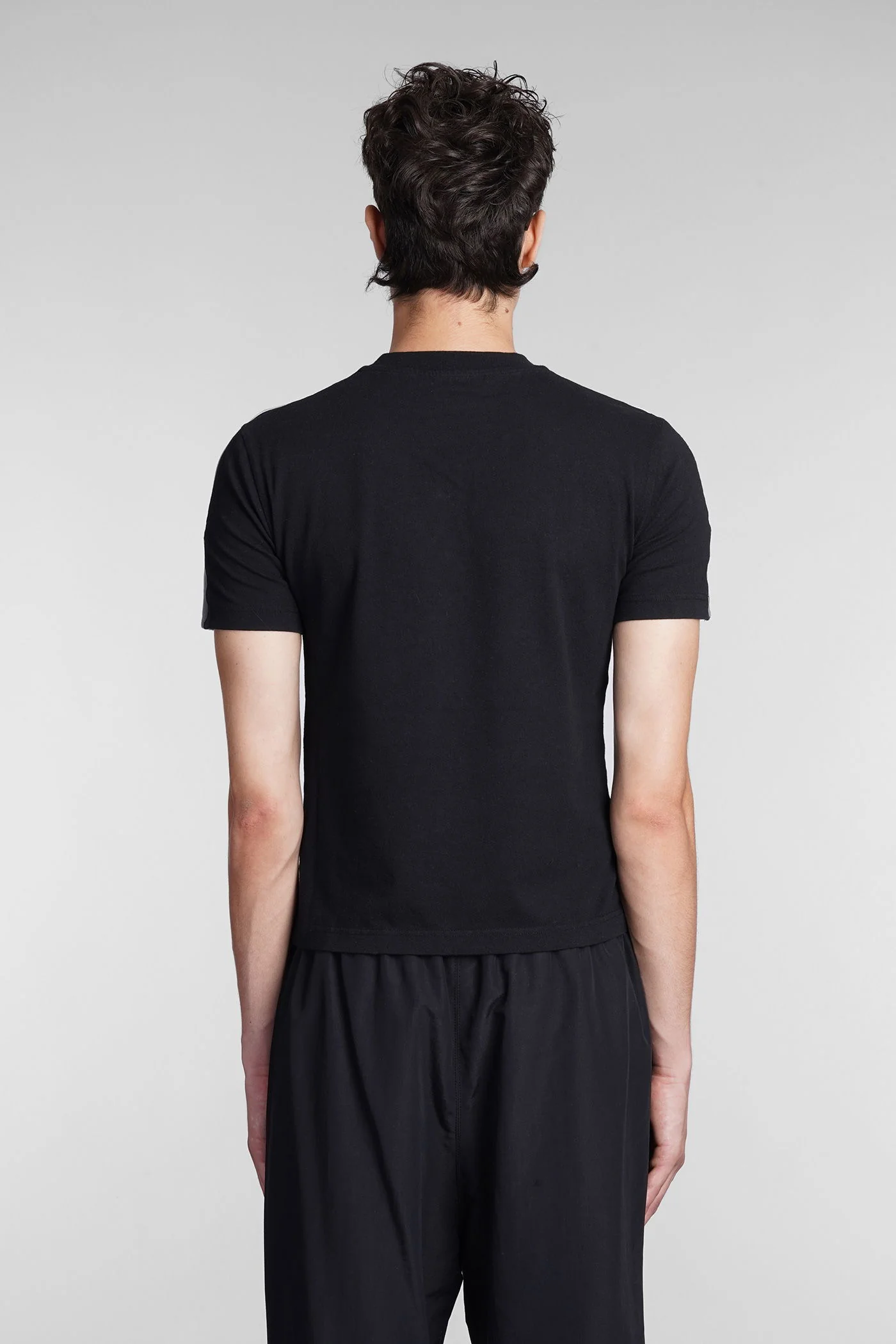 T-Shirt in black cotton - Image 3