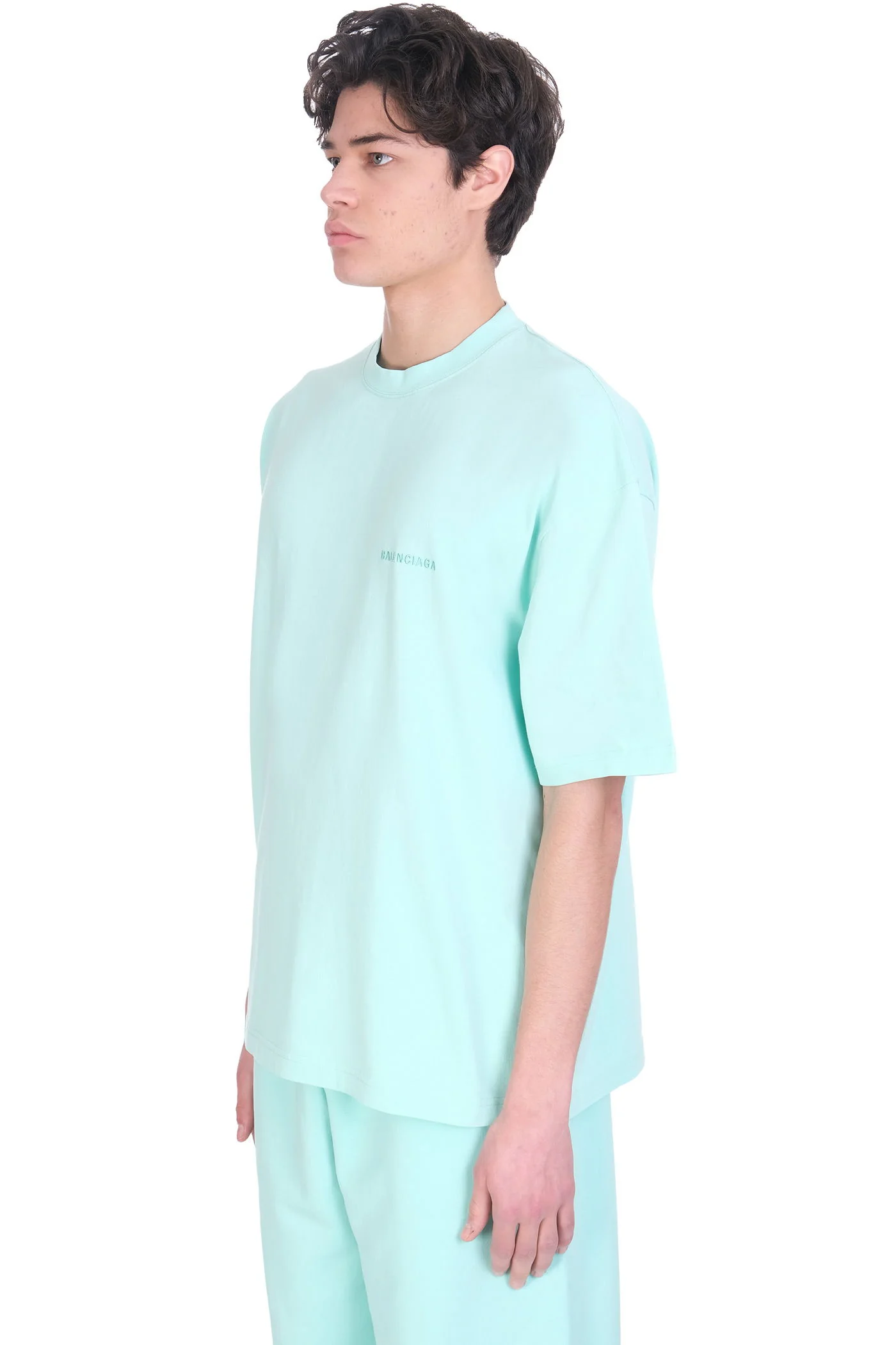 T-Shirt in green cotton - Image 4