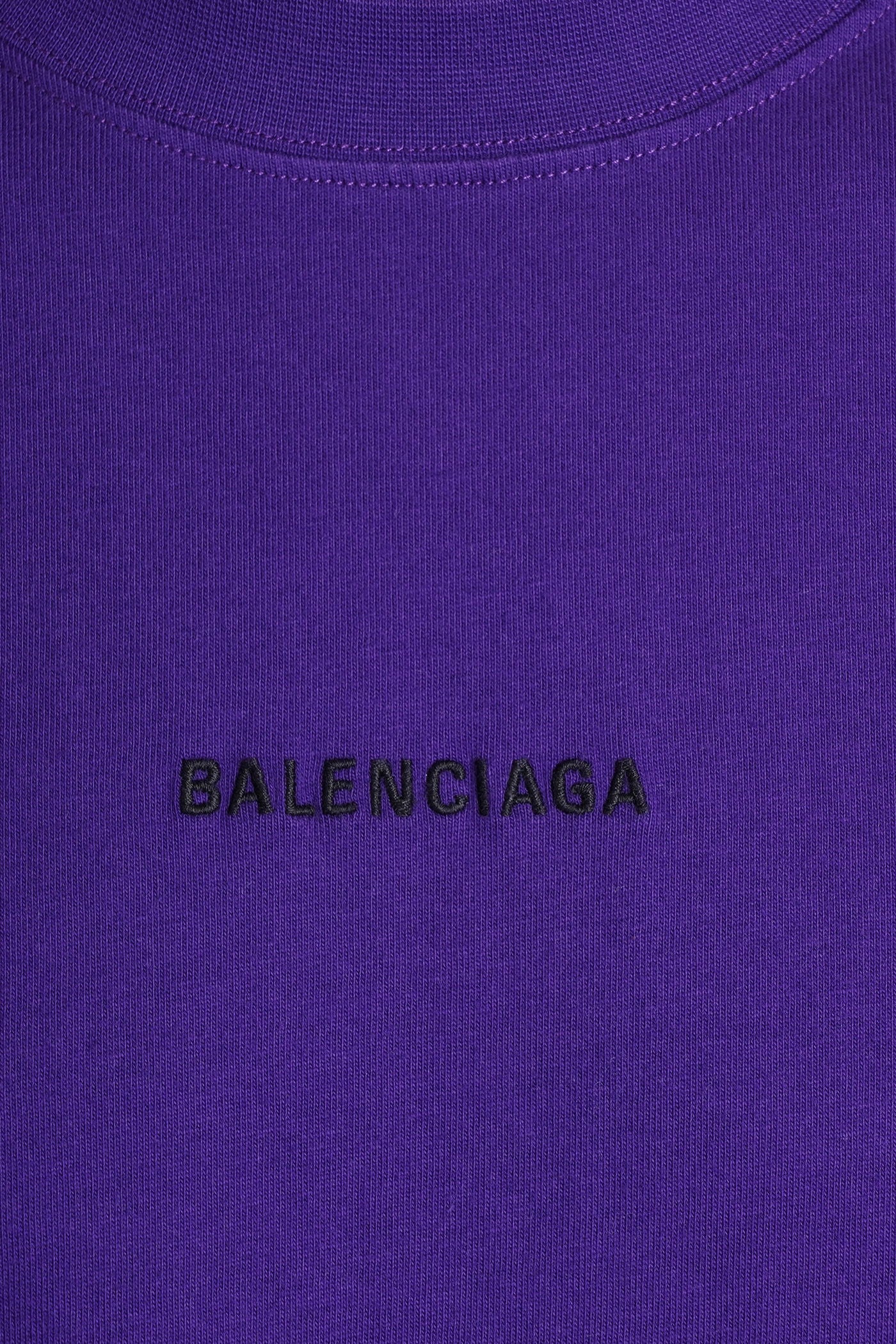 T-Shirt in Viola cotton - Image 5