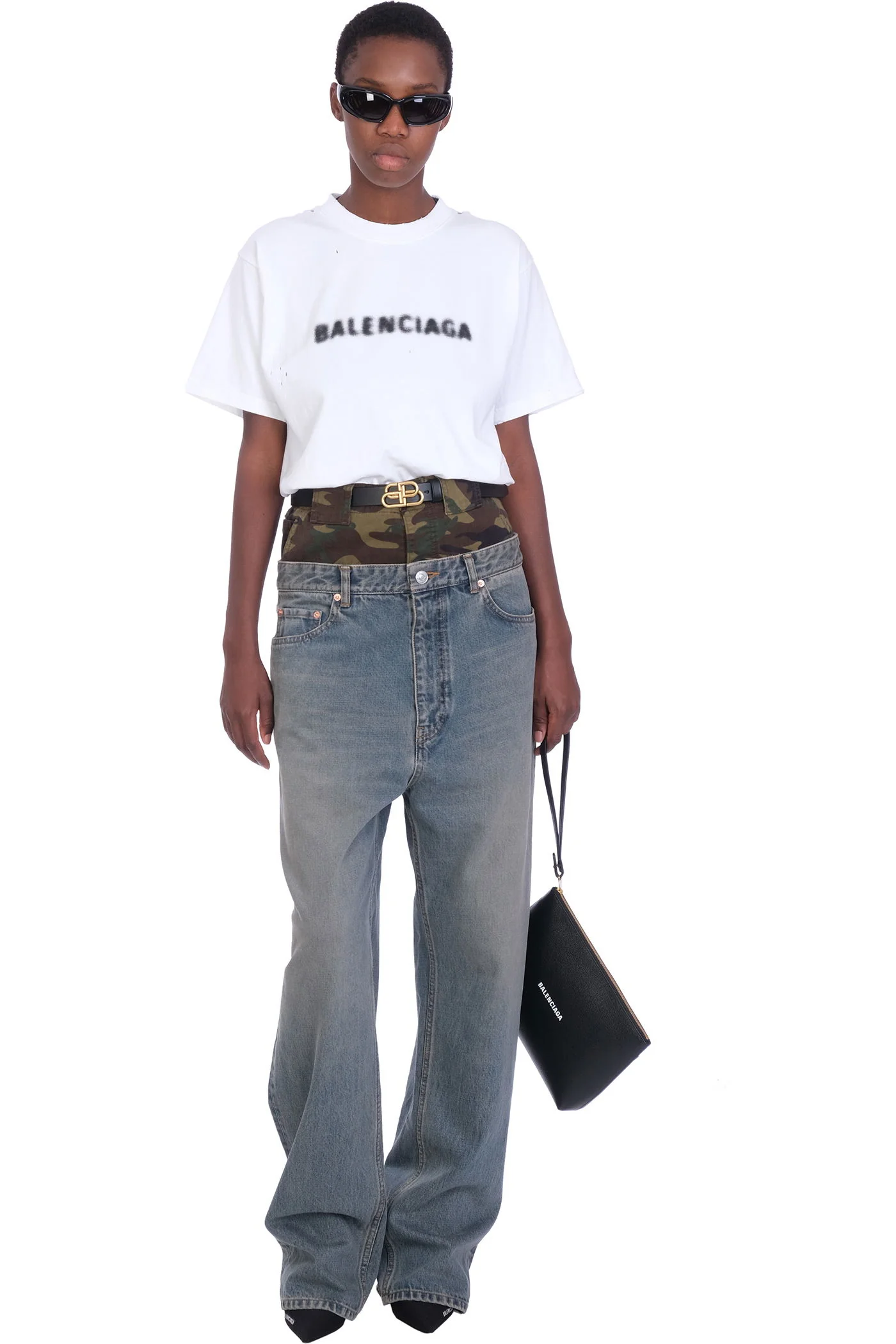 T-Shirt in white cotton - Image 2