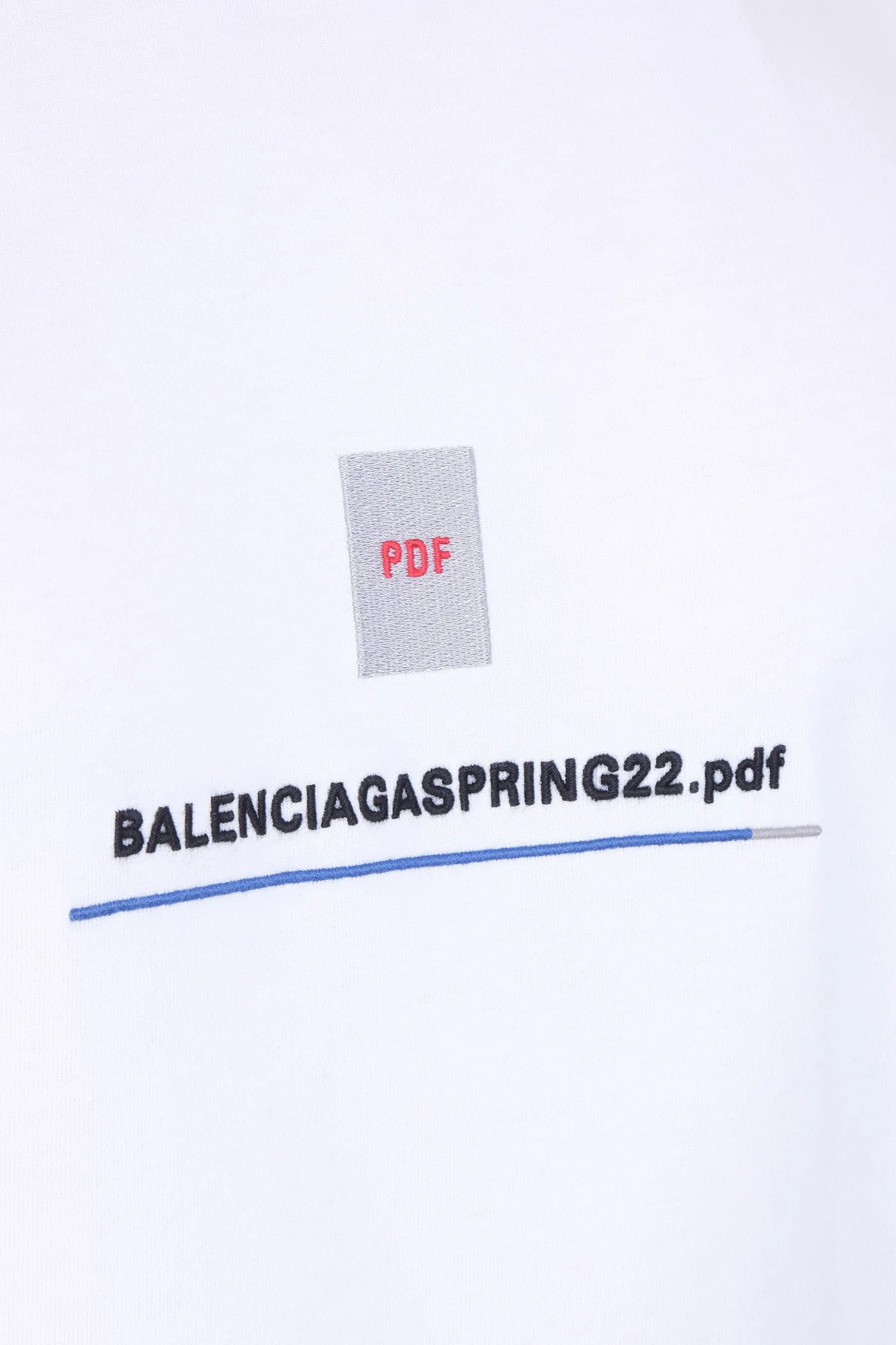 T-Shirt in white cotton - Image 5