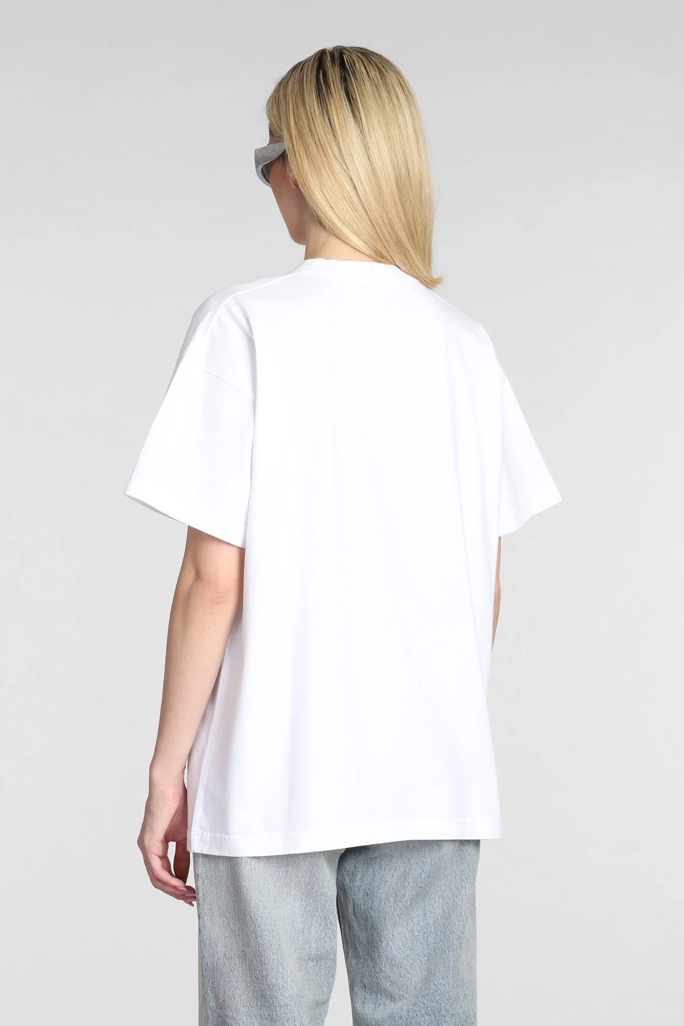 T-Shirt in white cotton - Image 3
