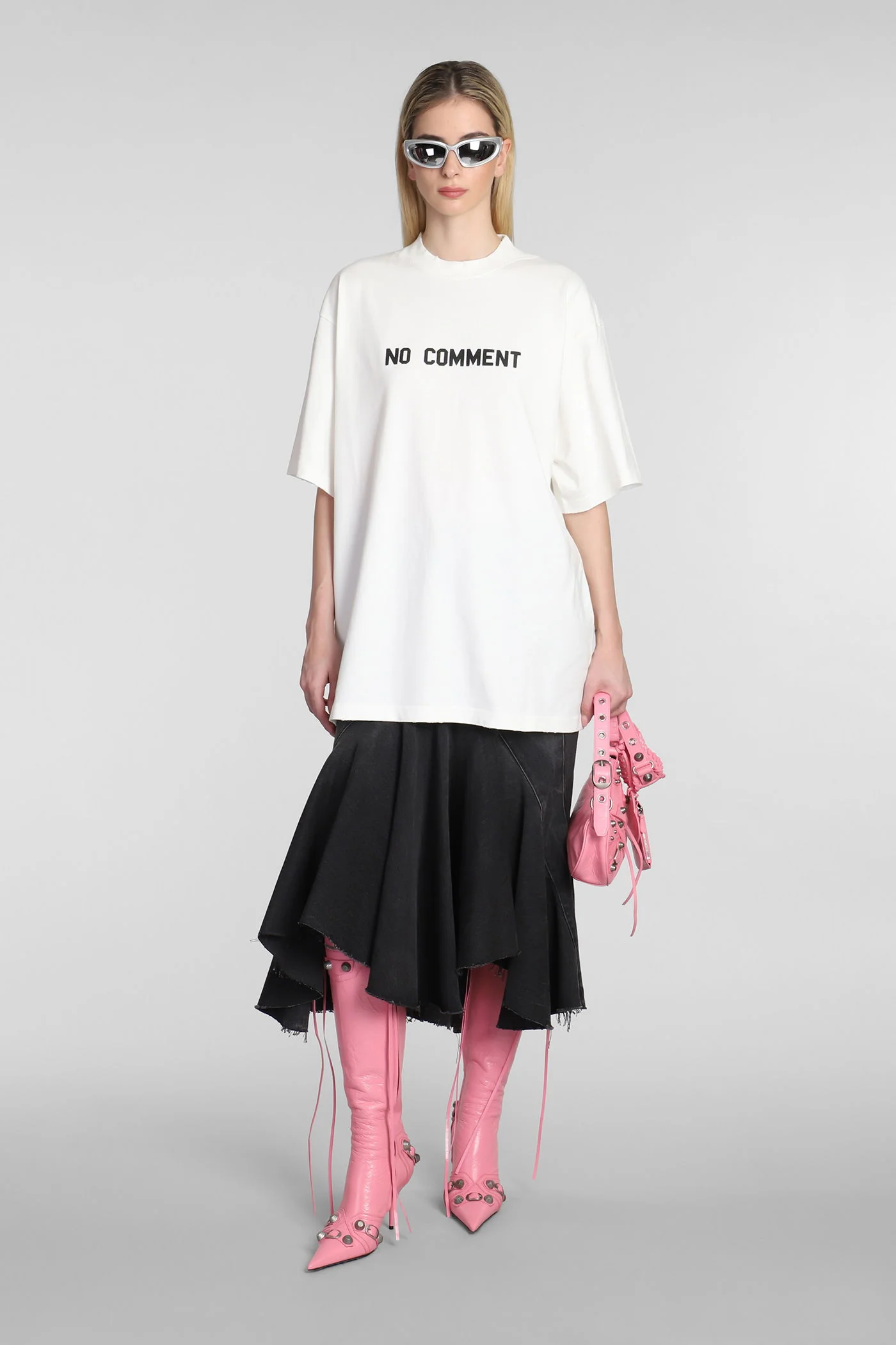 T-Shirt in white cotton - Image 2