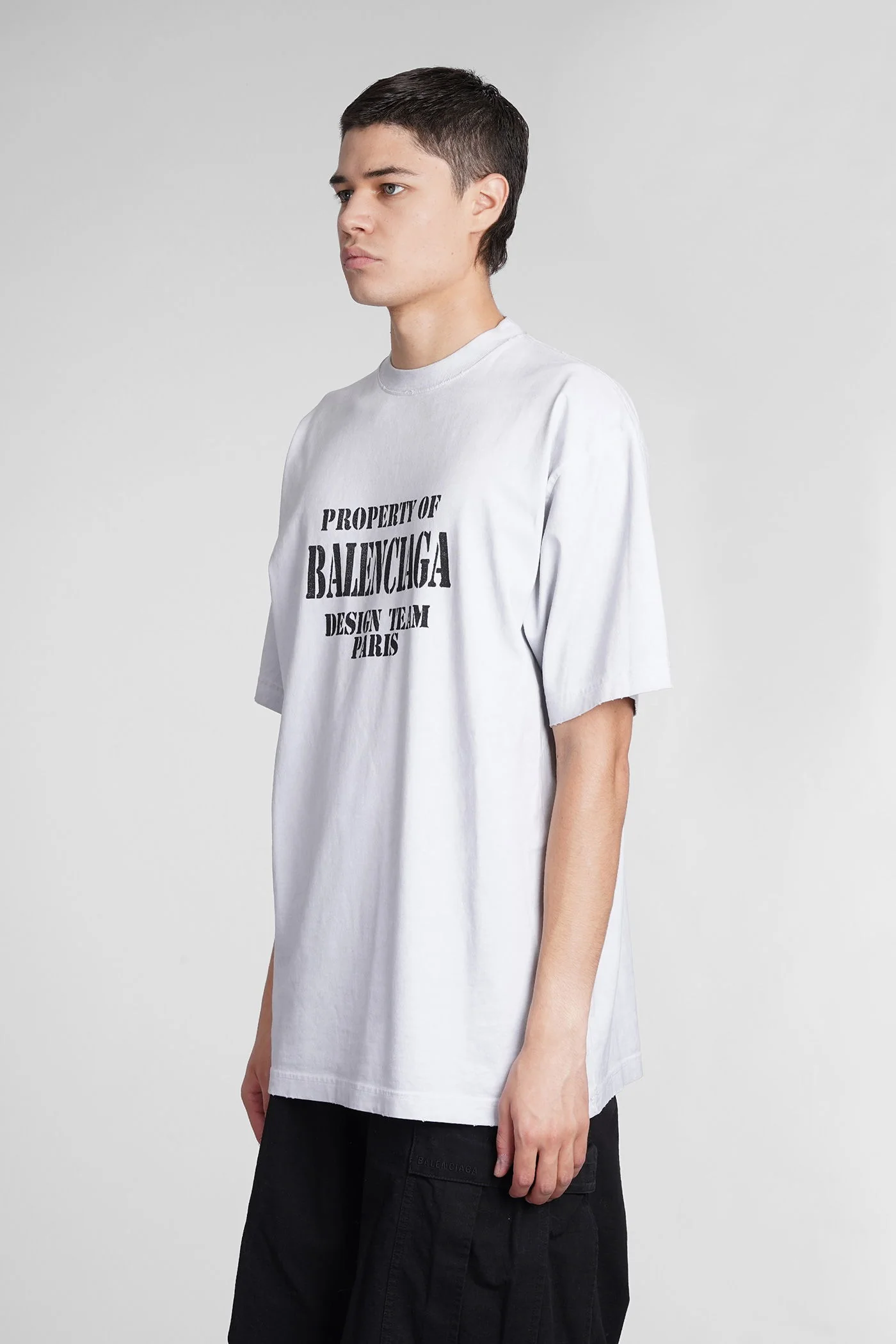 T-Shirt in white cotton - Image 4
