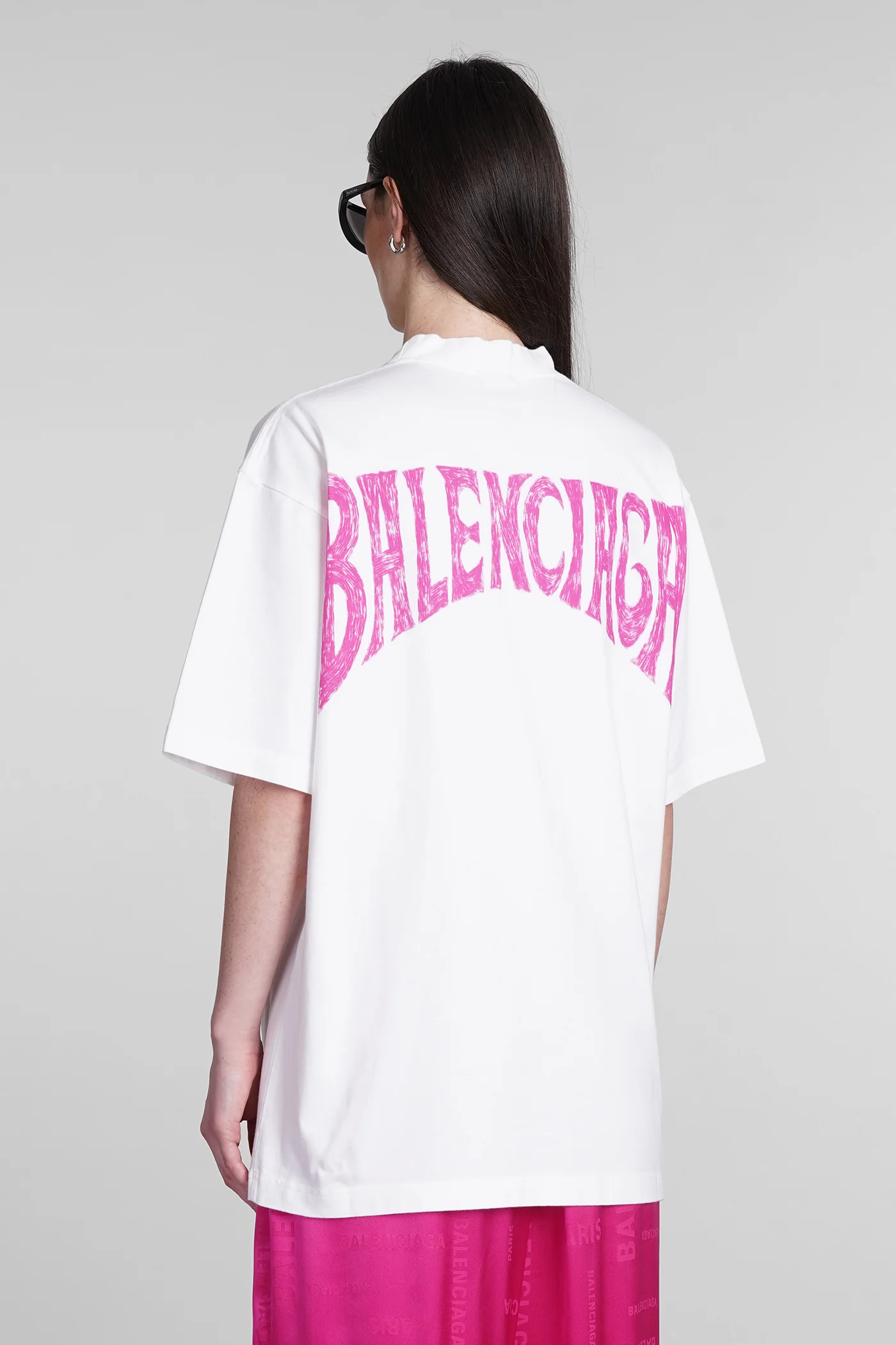 T-Shirt in white cotton - Image 3