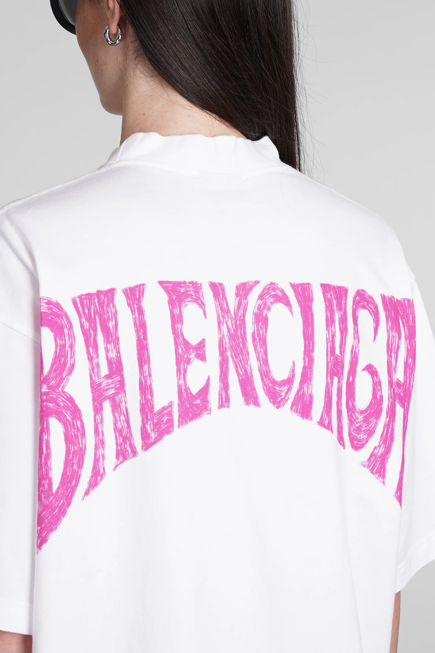 T-Shirt in white cotton - Image 5