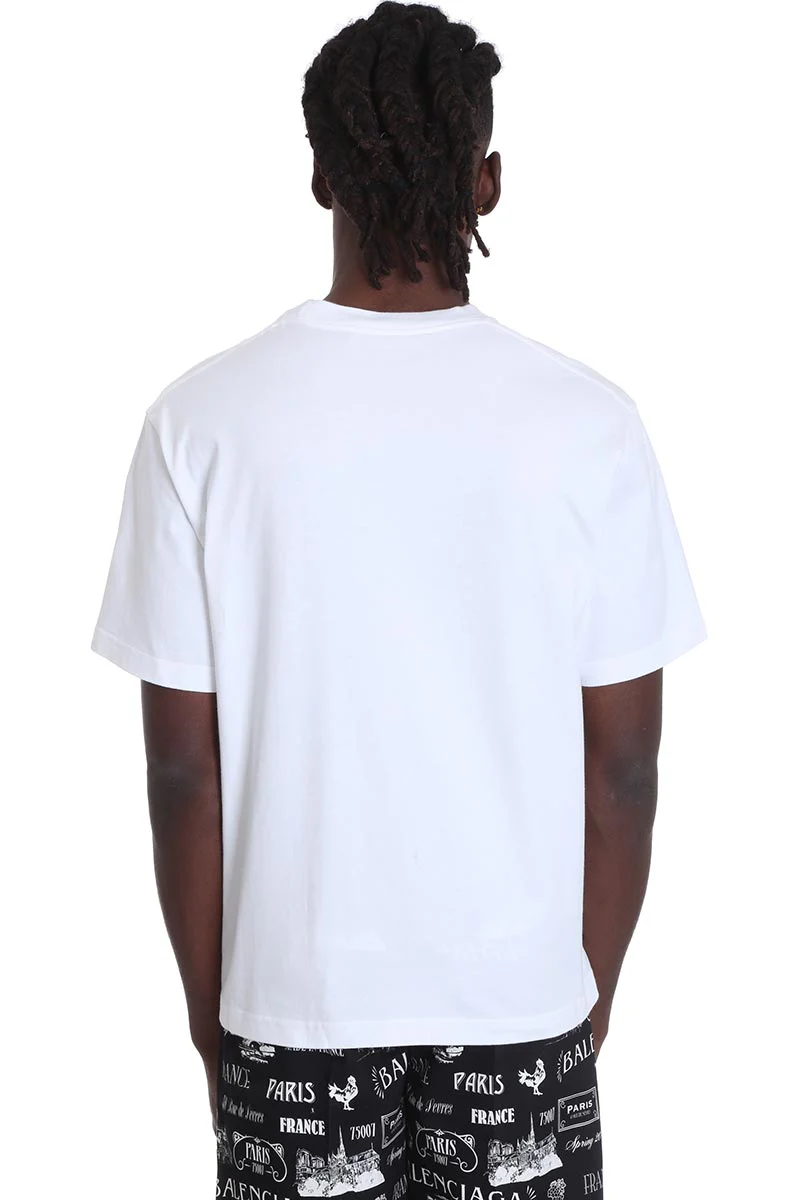 T-Shirt in white cotton - Image 3