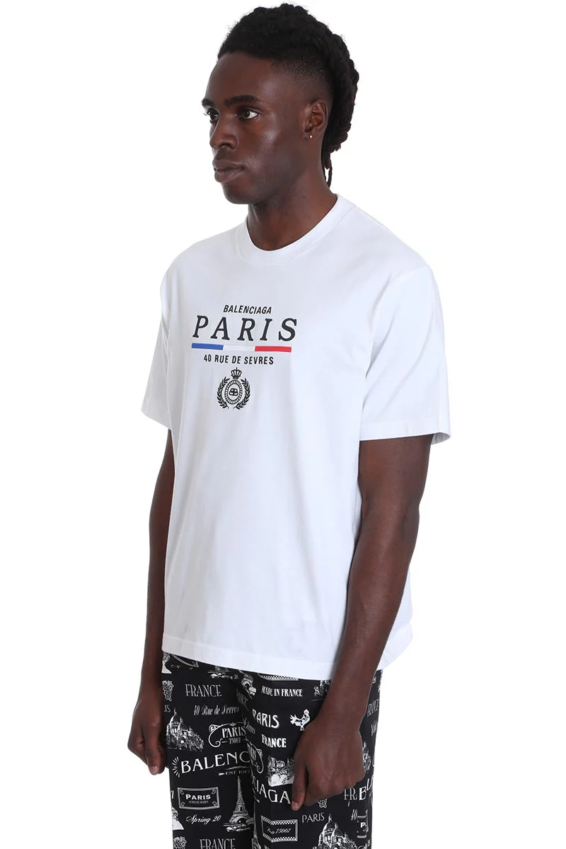 T-Shirt in white cotton - Image 4