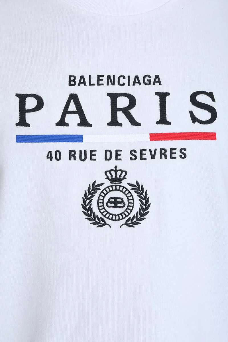 T-Shirt in white cotton - Image 5