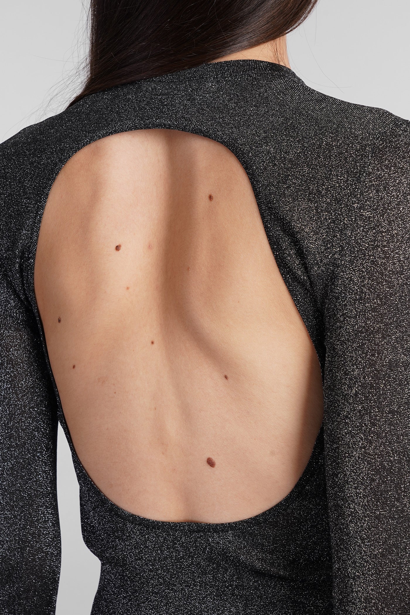 Topwear in black polyamide polyester - Image 5