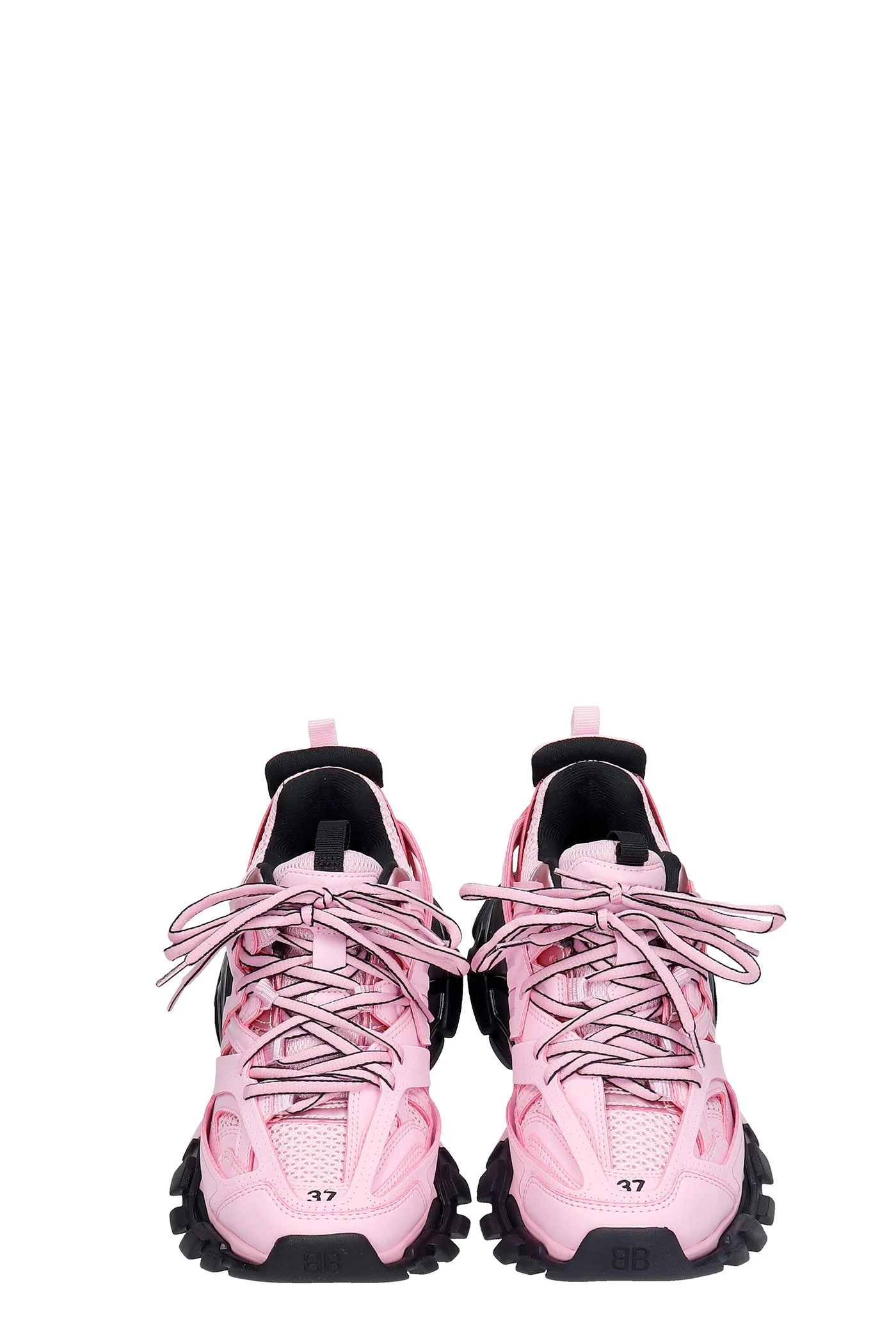 Track Sneakers in rose-pink synthetic fibers - Image 4