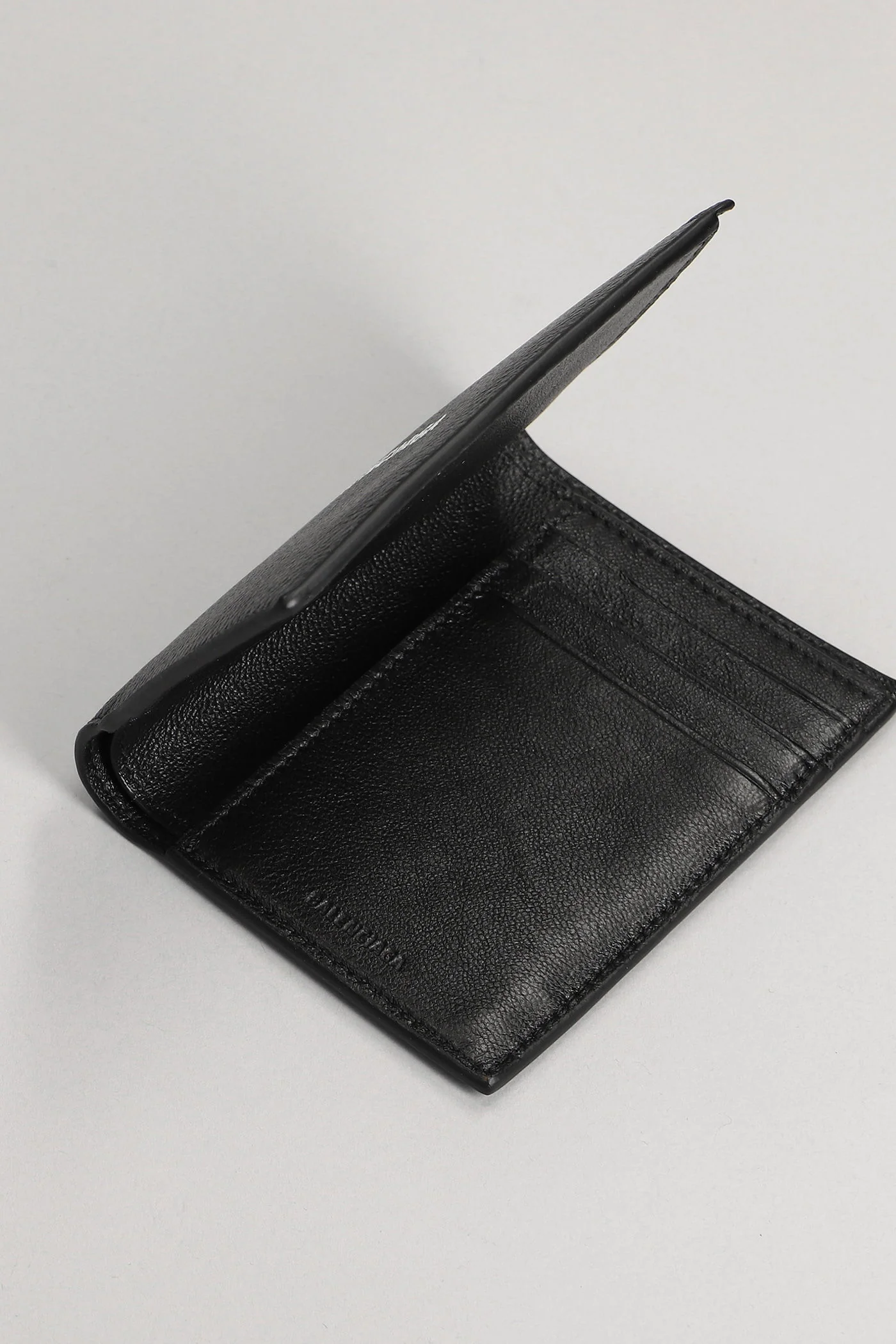 Wallet in black leather - Image 4