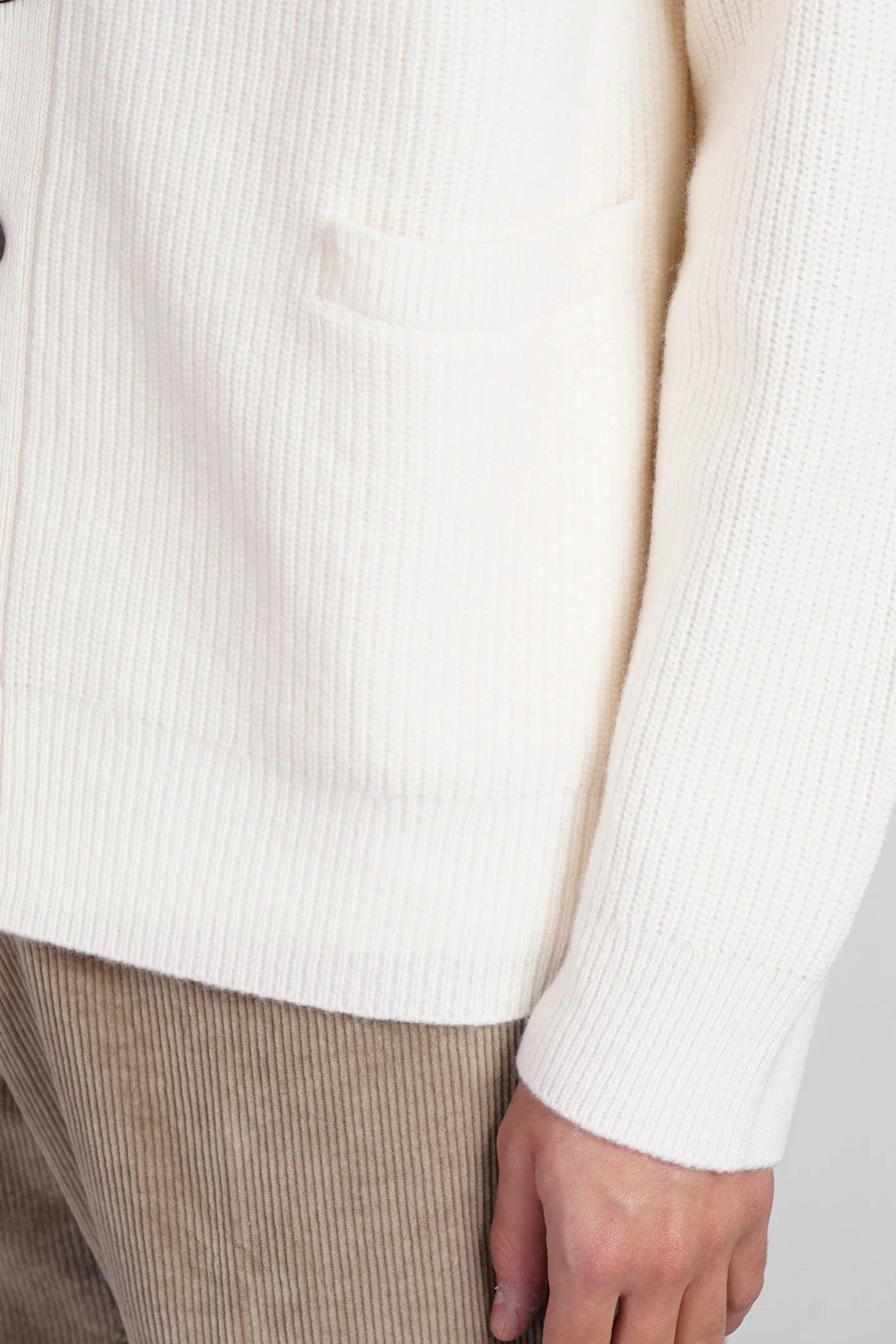 Cardigan in beige wool - Image 5