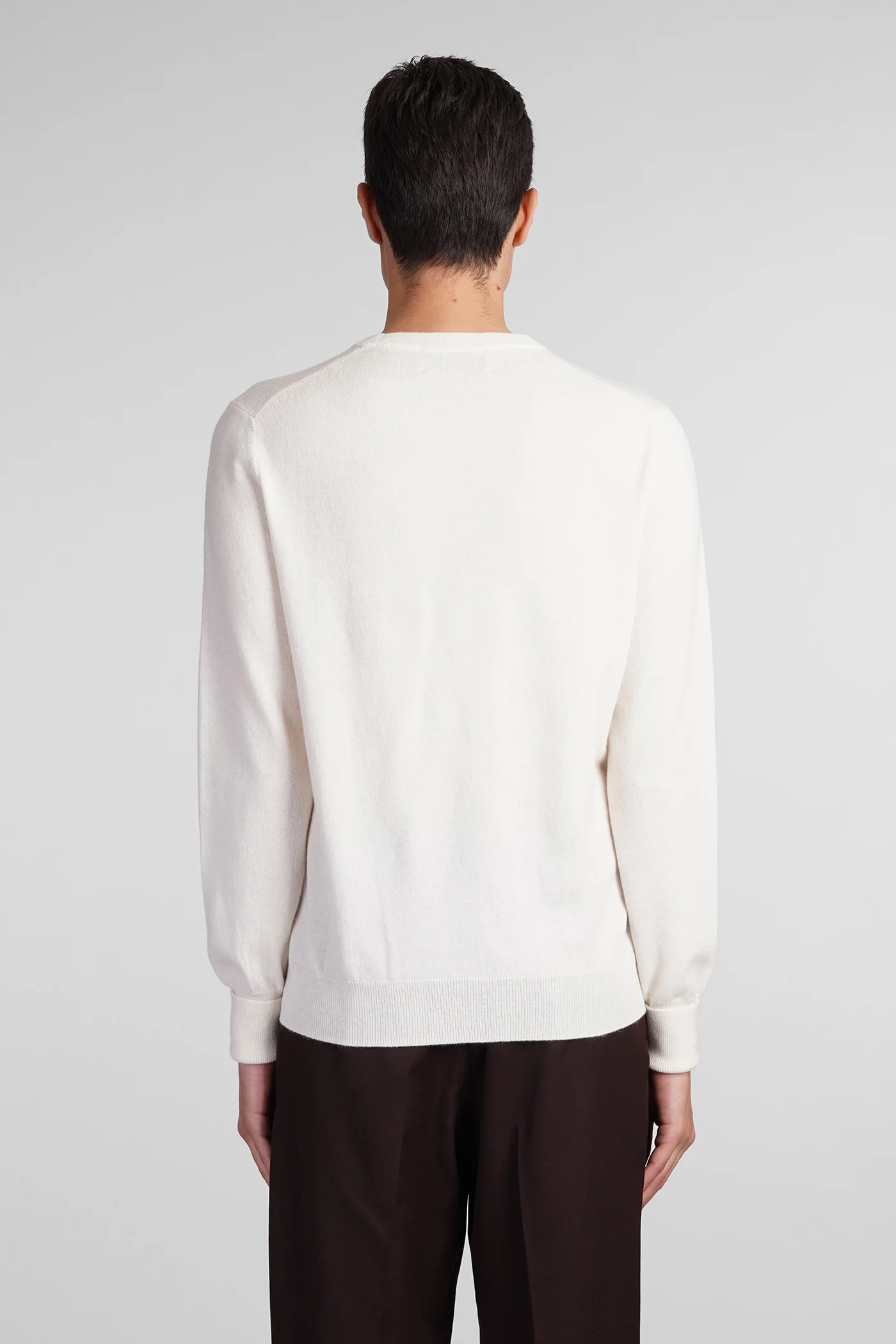 Knitwear in beige cashmere - Image 3