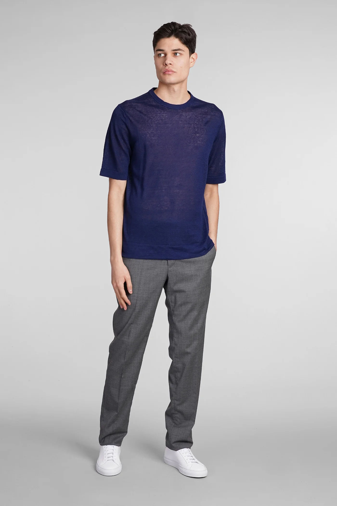 T-Shirt in blue cotton - Image 2