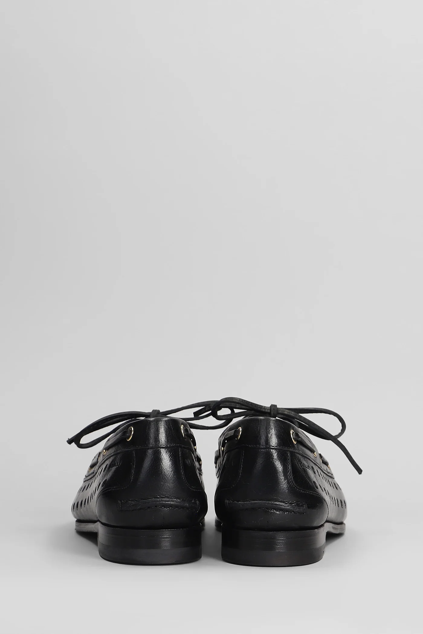 Parcy fo Loafers in black leather - Image 4