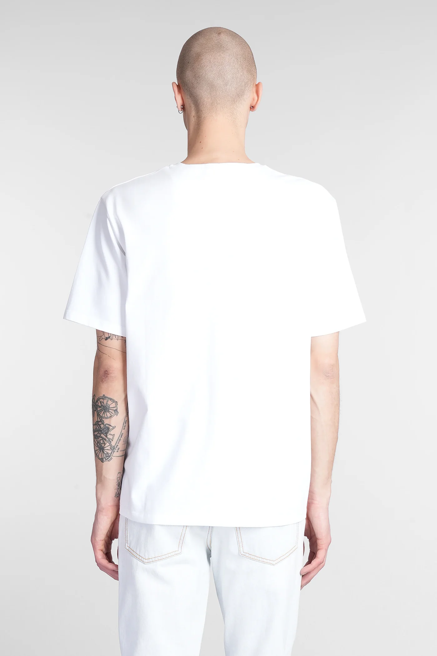 T-Shirt in white cotton - Image 3