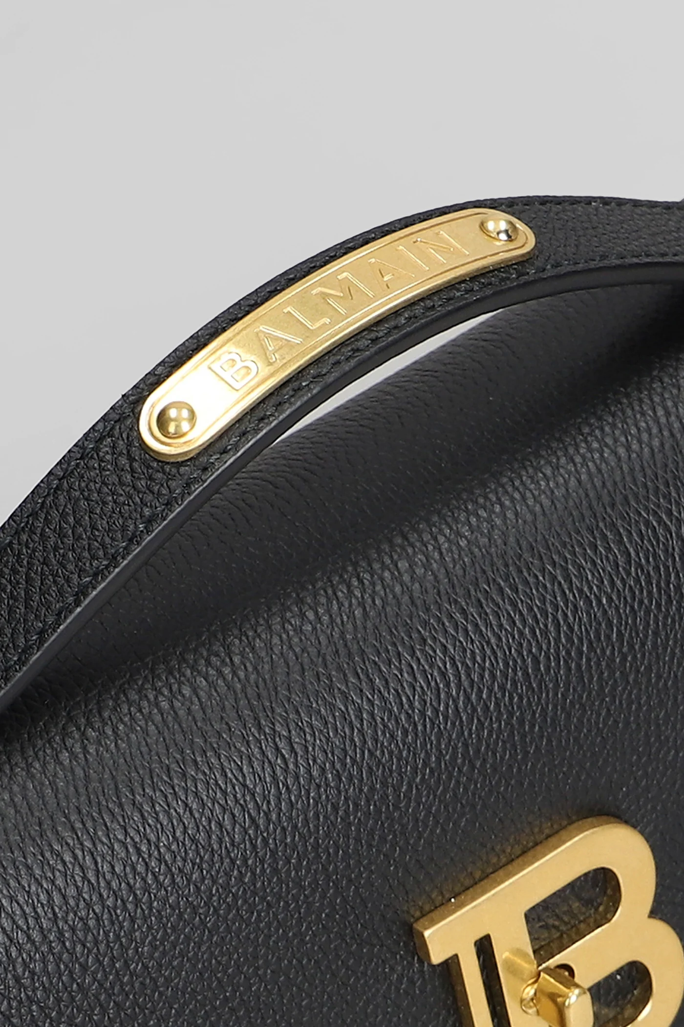 B buzz 24 Hand bag in black leather - Image 4