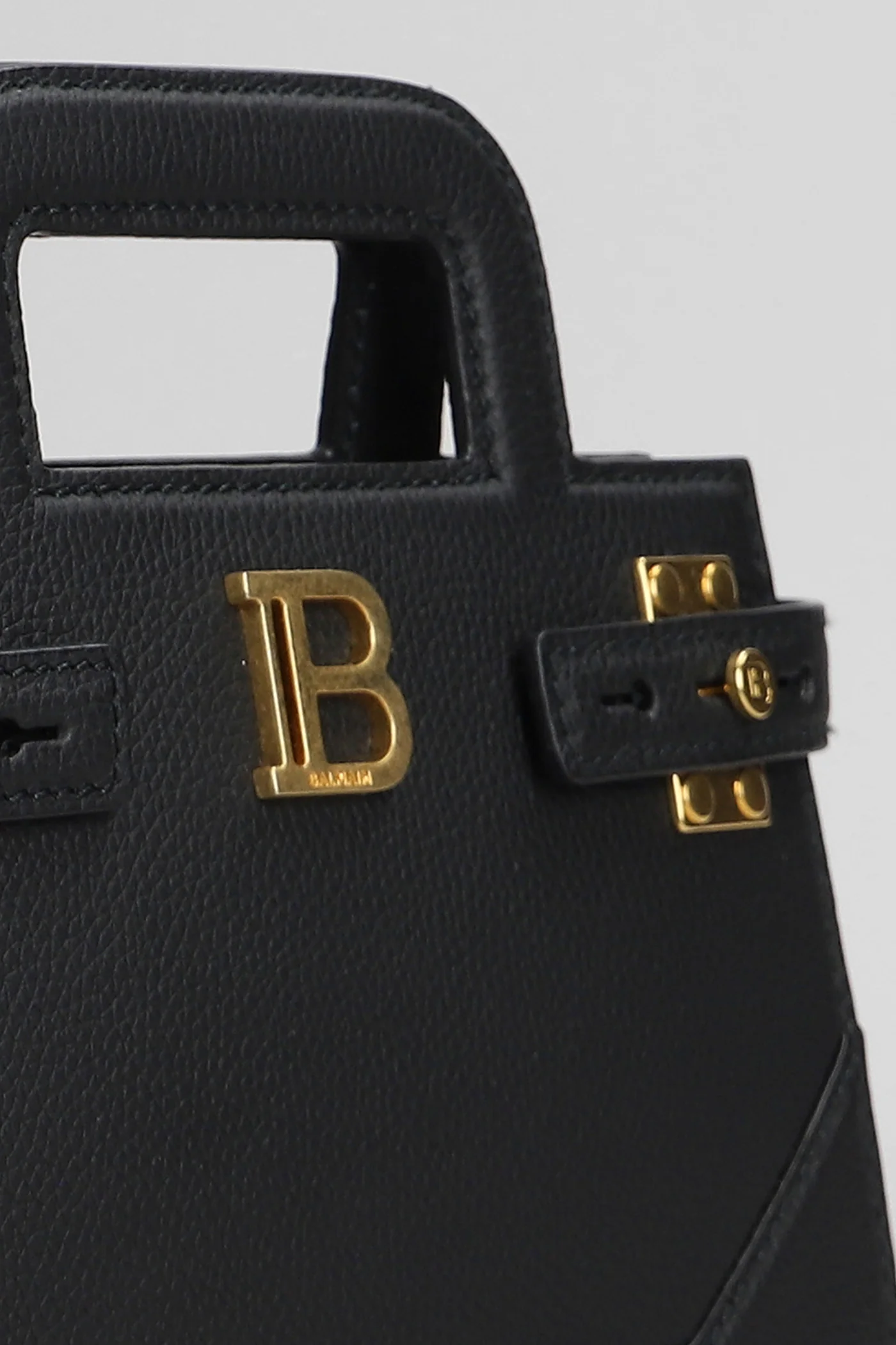 B buzz mini Hand bag in black leather - Image 4