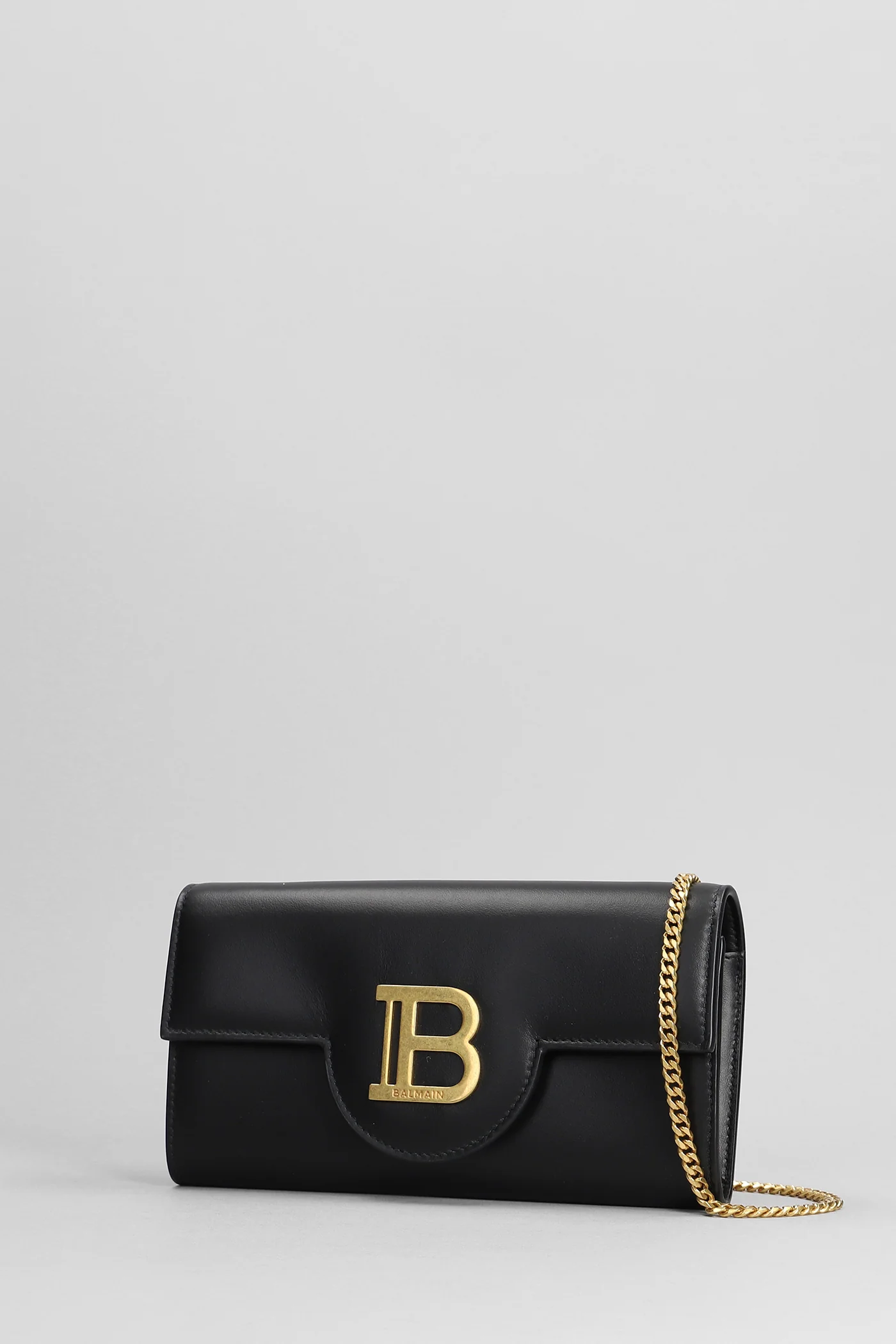 B buzz Wallet in black leather - Image 2